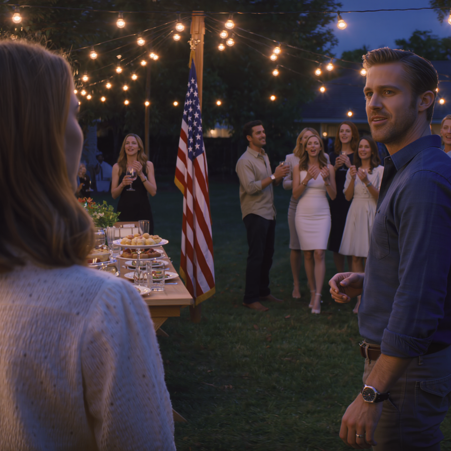 A una festa di famiglia sotto le lucine del giardino, mio ​​fratello alzò il bicchiere e rise: “È lei la perdente di questa famiglia!”. Mia madre sorrise in segno di approvazione, come se fosse il nostro solito intrattenimento. Ma l’uomo in abito grigio – il cliente più importante di mio fratello – si alzò improvvisamente, mi fissò dritto negli occhi, poi si voltò verso mio fratello e chiese, sconcertato: Davvero non sai chi è?