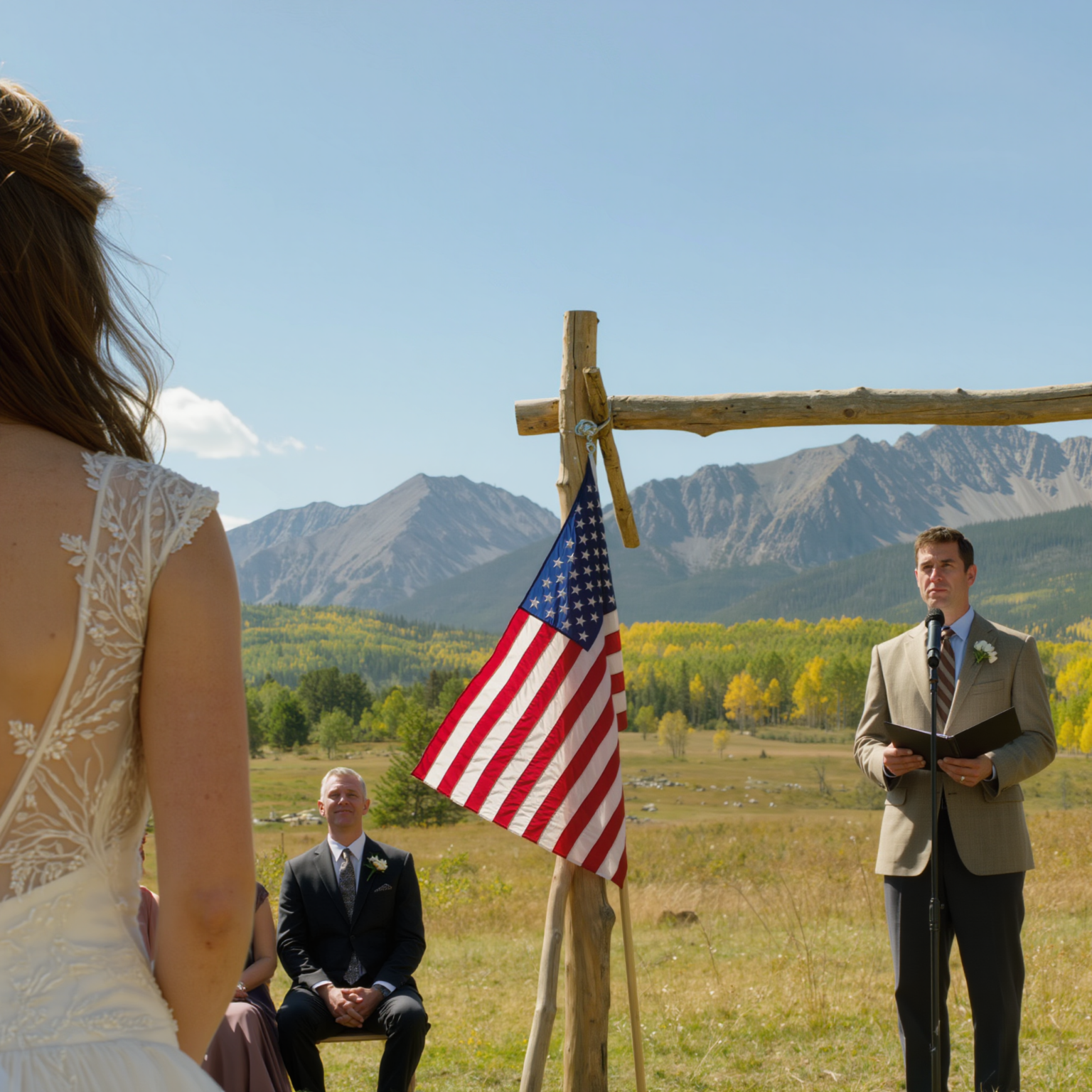Per sei mesi, il fidanzato di mia figlia ha continuato a ronzarmi intorno, chiedendomi dei confini della proprietà del mio ranch in Colorado – a cena, durante le passeggiate – come se li stesse misurando con gli occhi; pensavo fosse solo curiosità. Ma durante il matrimonio nel prato, proprio mentre stava per dire “Sì, lo voglio”, ha tirato fuori silenziosamente un bigliettino dal suo bouquet e me l’ha messo in mano: “Papà, aiutami”. Mi sono alzato di scatto e…