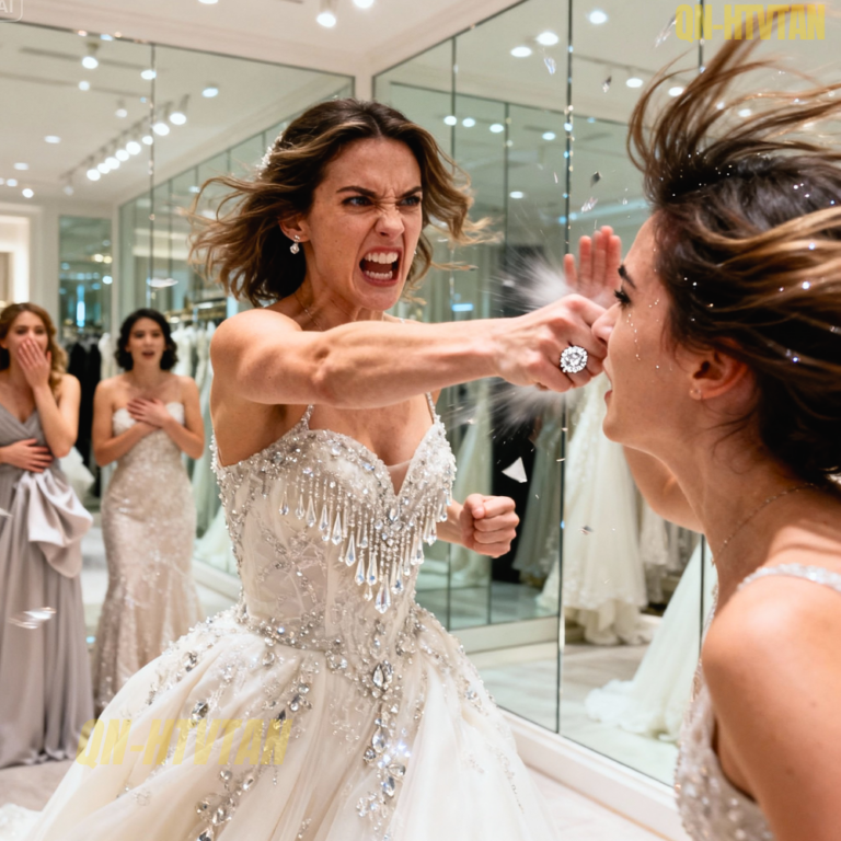 L’anello di diamanti di mia sorella luccicò quando la sua mano mi colpì il viso, ammutolindo l’intera boutique. La mia guancia pulsava per l’umiliazione mentre i suoi invitati al matrimonio mi fissavano inorriditi. “Fuori”, sibilò. Le lacrime mi bruciavano gli occhi, ma una fredda determinazione si cristallizzò nel mio petto.