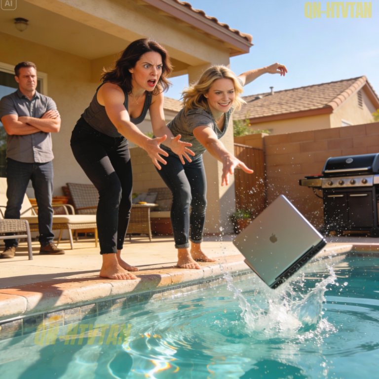 Mia sorella ha buttato il mio portatile in piscina, sorridendo: “È la tua punizione per aver detto di no”. Persino mio padre mi ha deriso dicendo: “Un prezzo da pagare per non aver aiutato la tua famiglia”. Quindi io…