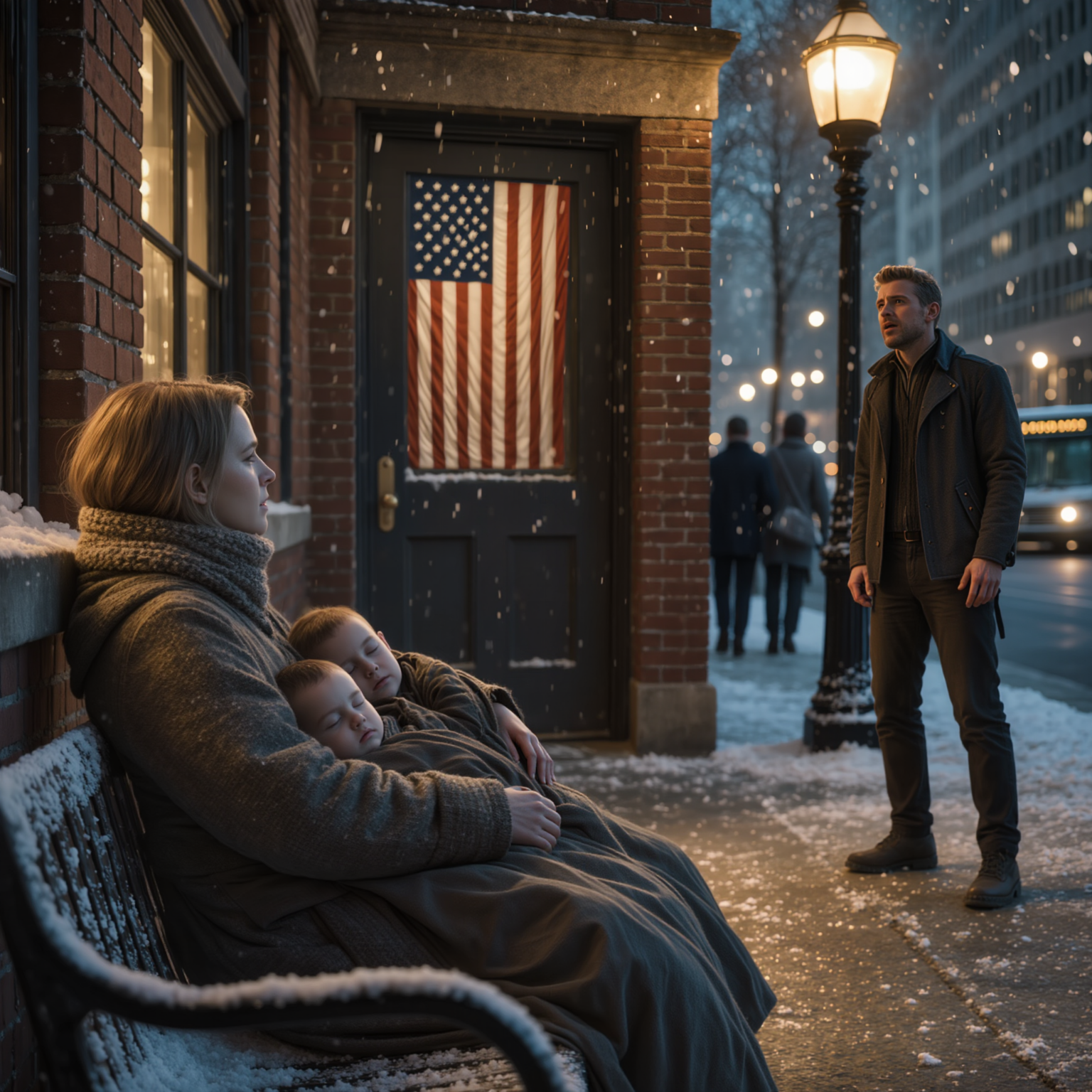 Il miliardario Ethan è impegnato in una riunione notturna in una torre di vetro a Boston quando riceve un messaggio: “Lasciate che io e i miei figli stiamo da qualche parte, stanno congelando” con un segnaposto (nome del mittente: Clara…) e nell’istante in cui pensa di aver capito qualcosa, sei anni di silenzio crollano in una scossa dolorosa e bruciante.