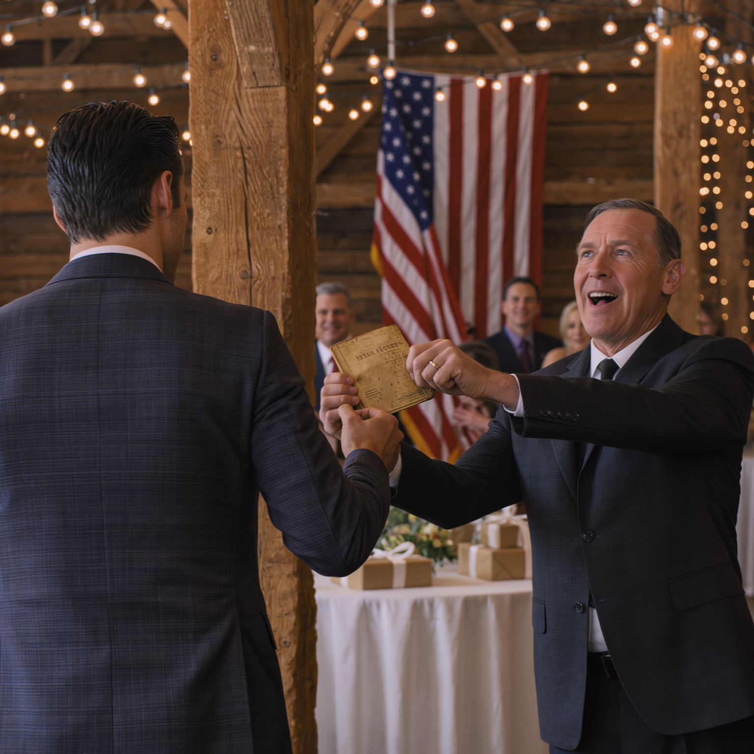 Proprio al mio matrimonio nella periferia di Cleveland, il nonno mi mise in mano un libretto ingiallito; papà me lo strappò via, sogghignando: “Quella banca ha chiuso negli anni ’80, è un rimbambito!”. Lo tenni per 5 anni, poi il nonno morì. La mattina dopo, entrai comunque nella filiale del centro… e l’impiegato impallidì e corse a chiamare il direttore: “Signore… forse vuole sedersi?”