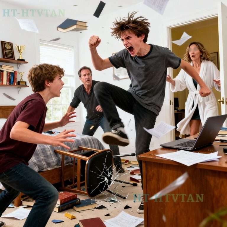 Il mio fratellastro ha buttato giù la porta della mia camera da letto alle 3 del mattino, urlando: “Voglio la sua stanza e la voglio subito”.