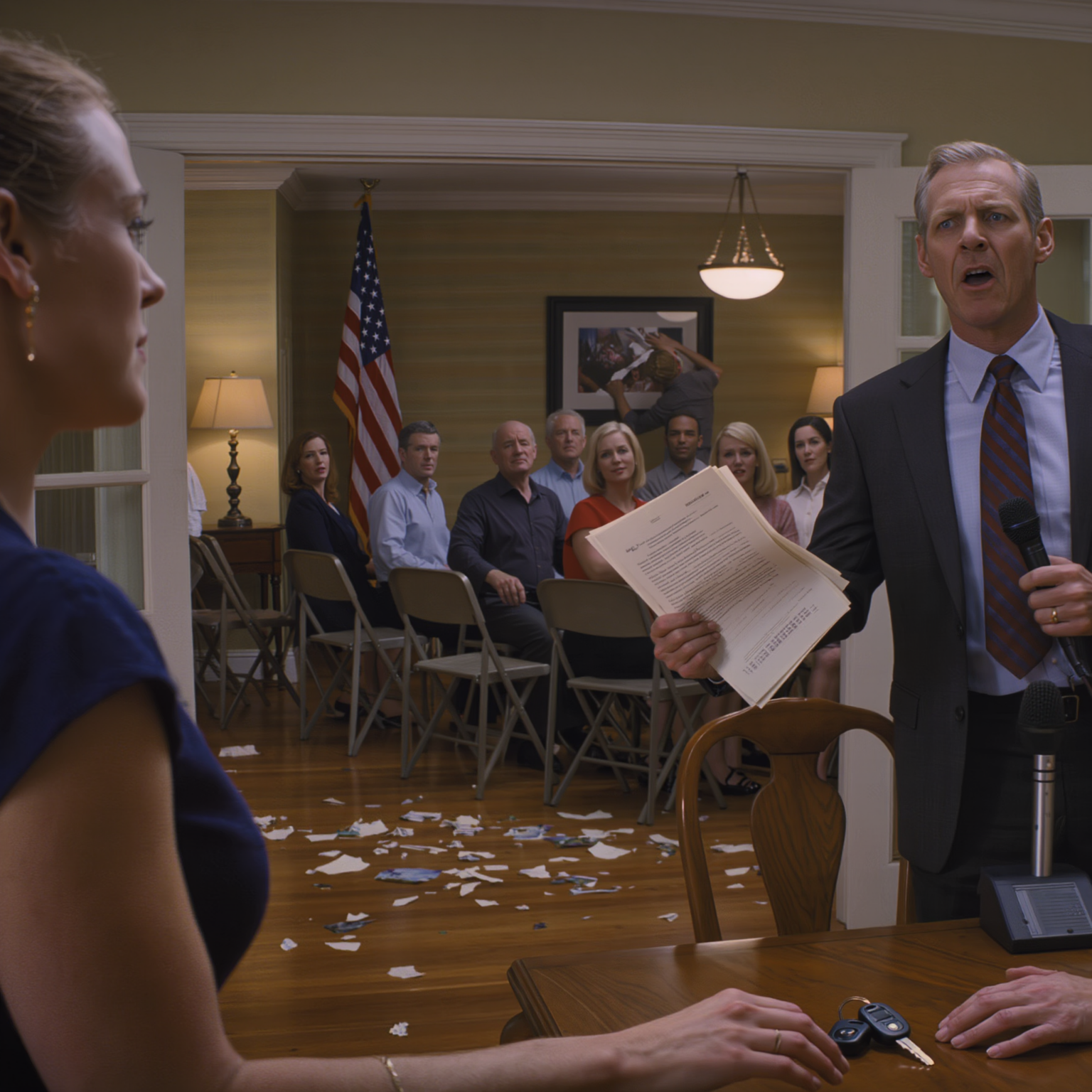 Il giorno del mio 32° compleanno, guidai la mia berlina in un tranquillo vicolo cieco, il vialetto di casa dei miei genitori era pieno di pickup; entrai e vidi 200 parenti in fila su sedie pieghevoli come in un’aula di tribunale. La mamma strappò le mie foto incorniciate dal muro e le strappò. Papà mi lanciò un “conto di 400.000 dollari per averti cresciuto, pagalo subito”. Mia sorella mi strappò le chiavi della macchina: “Papà ha già presentato la domanda di trasferimento di proprietà alla Motorizzazione”. Uscii in silenzio… 4 giorni dopo chiamavano 80 volte al giorno.