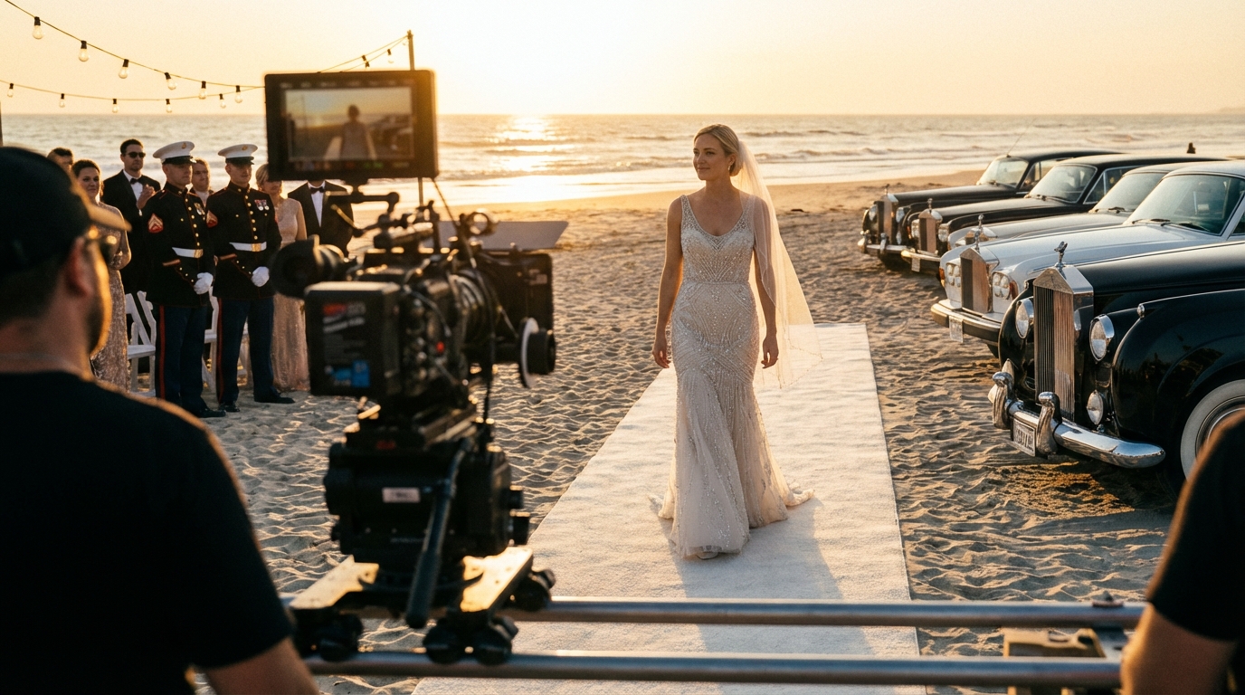 “Non aspettarti che nessuno si presenti alla tua cerimonia”, borbottò mia sorella mentre brindavano a mio cugino. Sorrisi piano. Al tramonto, oltre 300 auto di lusso erano in fila fuori dalla mia cerimonia in riva all’oceano. Oltre 2,5 milioni di persone stavano guardando in diretta.”