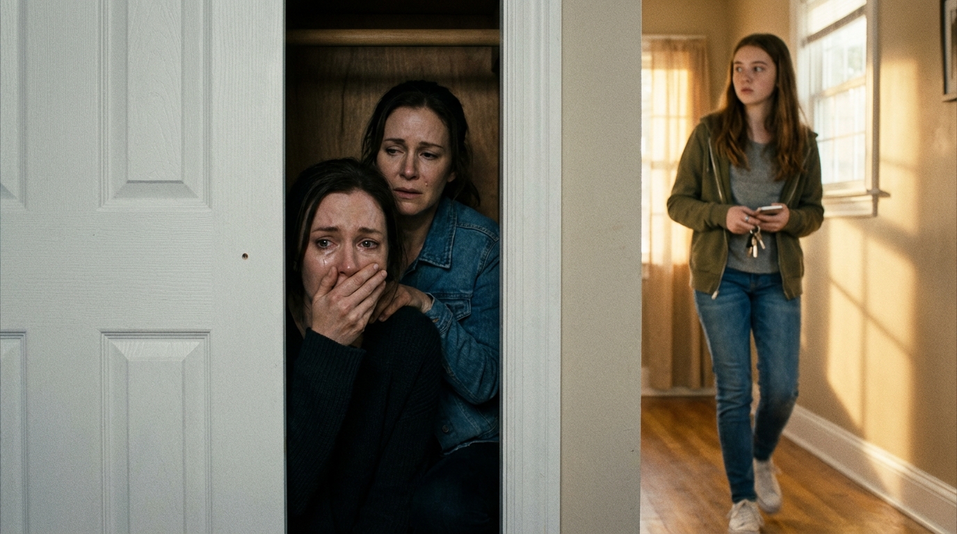 Le mie mani iniziarono a tremare. “Quella non è la nostra chiave di riserva”, piagnucolai. Melissa si avvicinò. “Allora di chi è?”