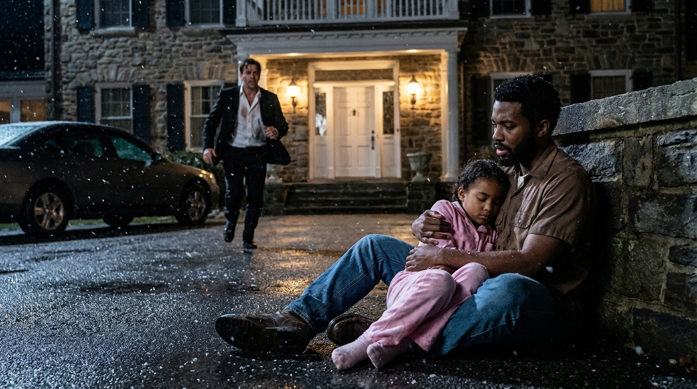 Un ragazzo senza fissa dimora scala una villa per salvare una ragazza infreddolita. E suo padre miliardario ha visto tutto.