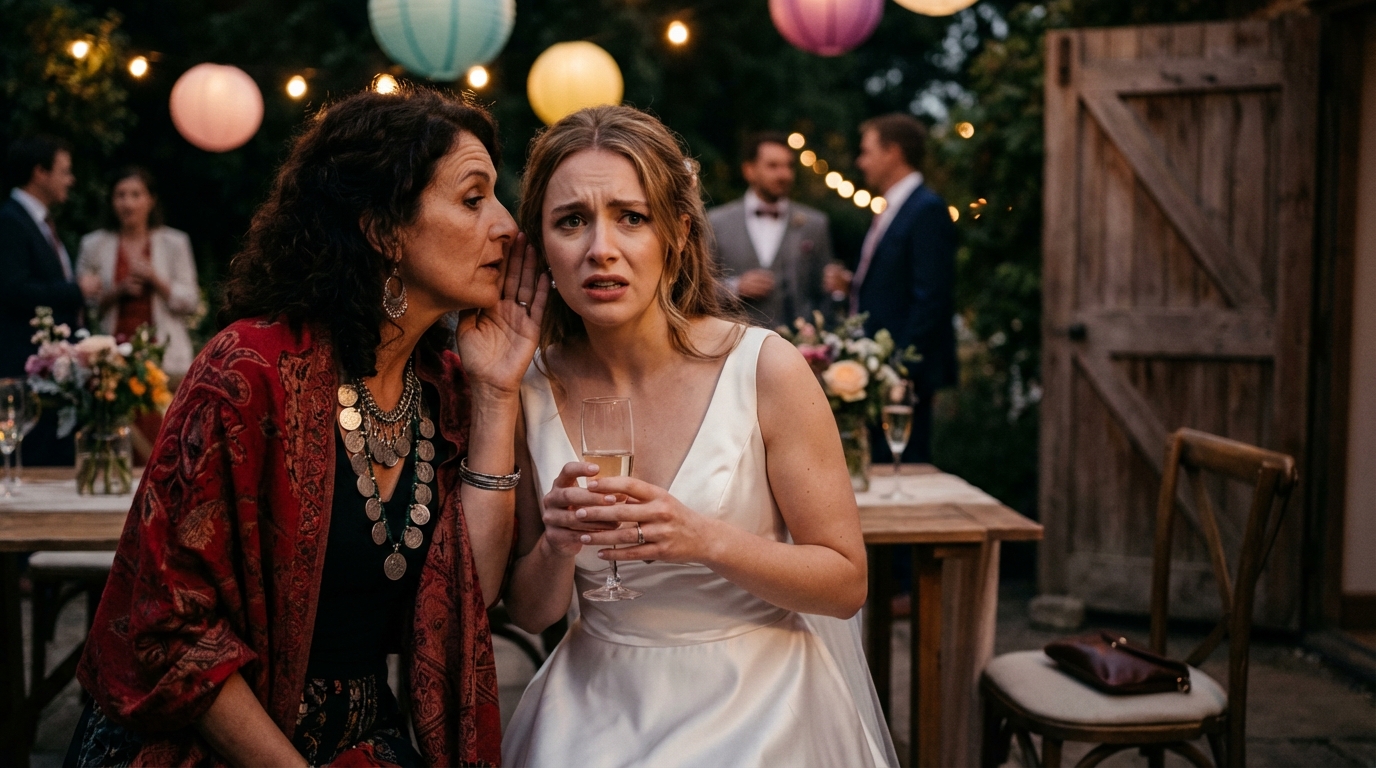 Alla festa di fidanzamento, tutti stavano facendo i complimenti alla coppia felice, ma una cartomante locale vicino all’ingresso sussurrò alla sposa: «Prima del matrimonio, guarda sotto il materasso dello sposo.» Lei rise semplicemente. Ma alla vigilia del matrimonio, quando finalmente decise di guardare… si gelò davanti a ciò che vide…