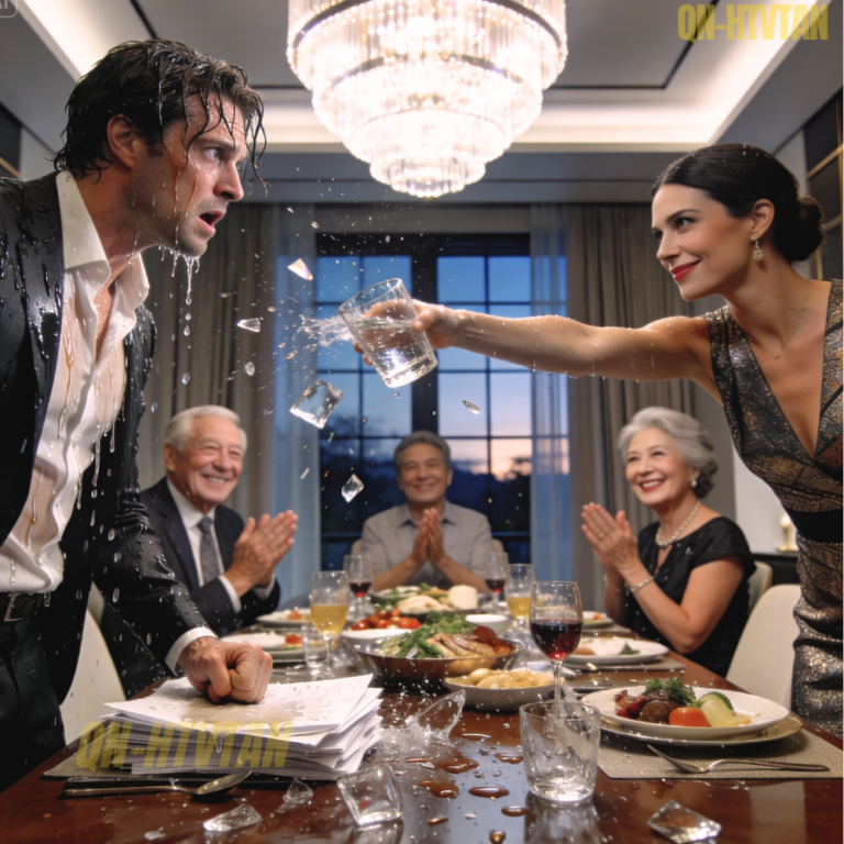 Durante la cena in famiglia mia sorella mi ha versato dell’acqua in testa e ha sogghignato “Hai 5 minuti per uscire di casa mia” – i miei genitori hanno annuito con entusiasmo applaudendo in segno di sostegno… Io semplicemente