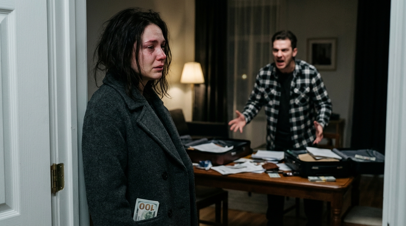 Dopo aver ereditato una somma considerevole, ho deciso che era il momento di mettere alla prova il vero carattere di mio marito. Quella sera, ho lasciato andare la bomba con nonchalance: “I miei genitori hanno perso la casa. Domani si trasferiranno da noi.” Il suo sorriso forzato non riusciva a nascondere il lampo di panico nei suoi occhi. La mattina dopo, sono sceso le scale—e mi sono bloccata. Tutta la mia vita era stata gettata fuori senza cerimonie: bagagli, vestiti e documenti tutti abbattuti in una pila vicino alla porta. Sul tavolo, un documento di divorzio era con un biglietto freddo: “Dovresti andartene prima che arrivino.” Quello che non sapeva, però, era che l’assegno di eredità era ancora nascosto nella tasca del mio cappotto.