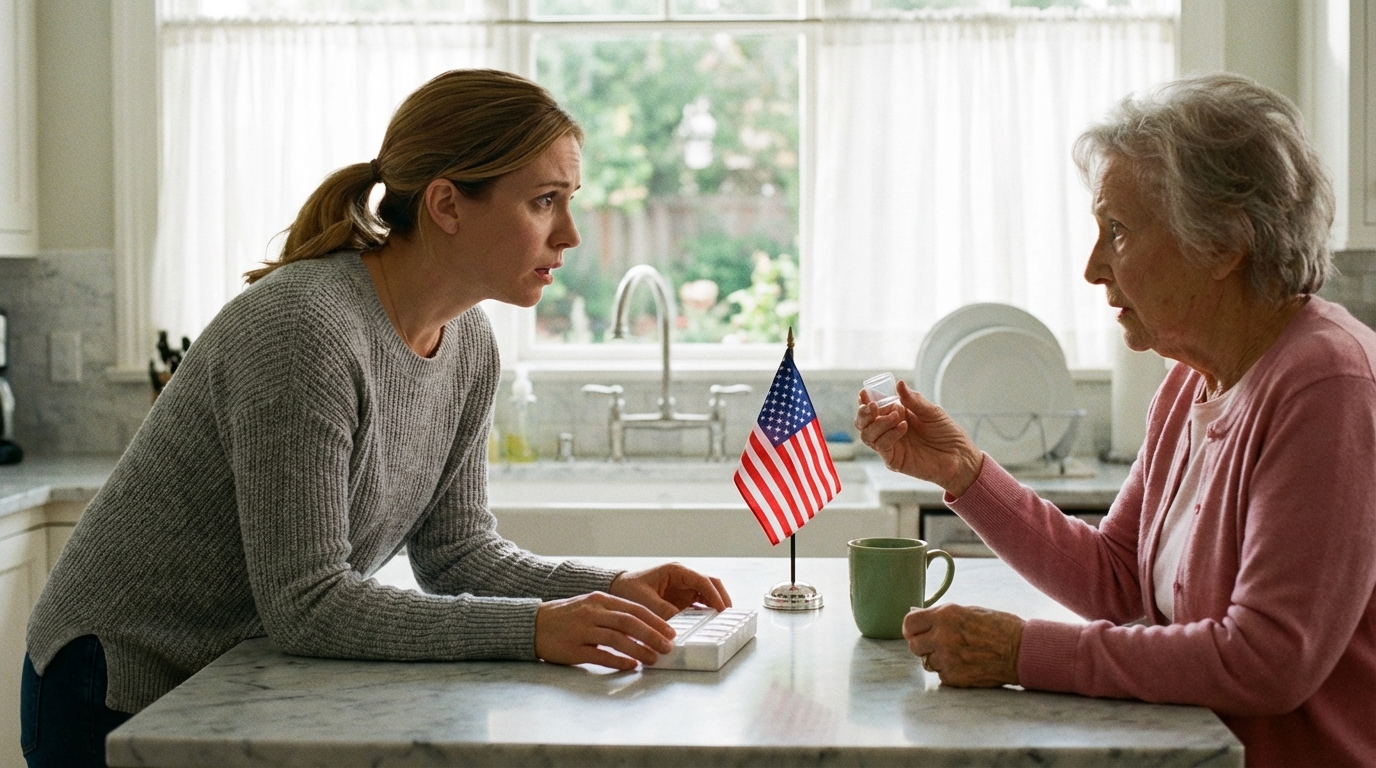 Mia nuora diceva che era “per sicurezza” e nascondeva tutti i miei farmaci. Ogni mattina mi porgeva una strana pillola rosa nell’agenda settimanale. La ingoiavo e sentivo la mente annebbiarsi. Quella notte aprii l’armadietto chiuso a chiave, vidi i miei flaconi ancora sigillati con il mio nome sopra, poi appoggiai la mano sul suo scaffale delle vitamine di bellezza. Al mattino, un piccolo cambiamento fece sì che tutta la casa si accorgesse di ciò che avevano nascosto.