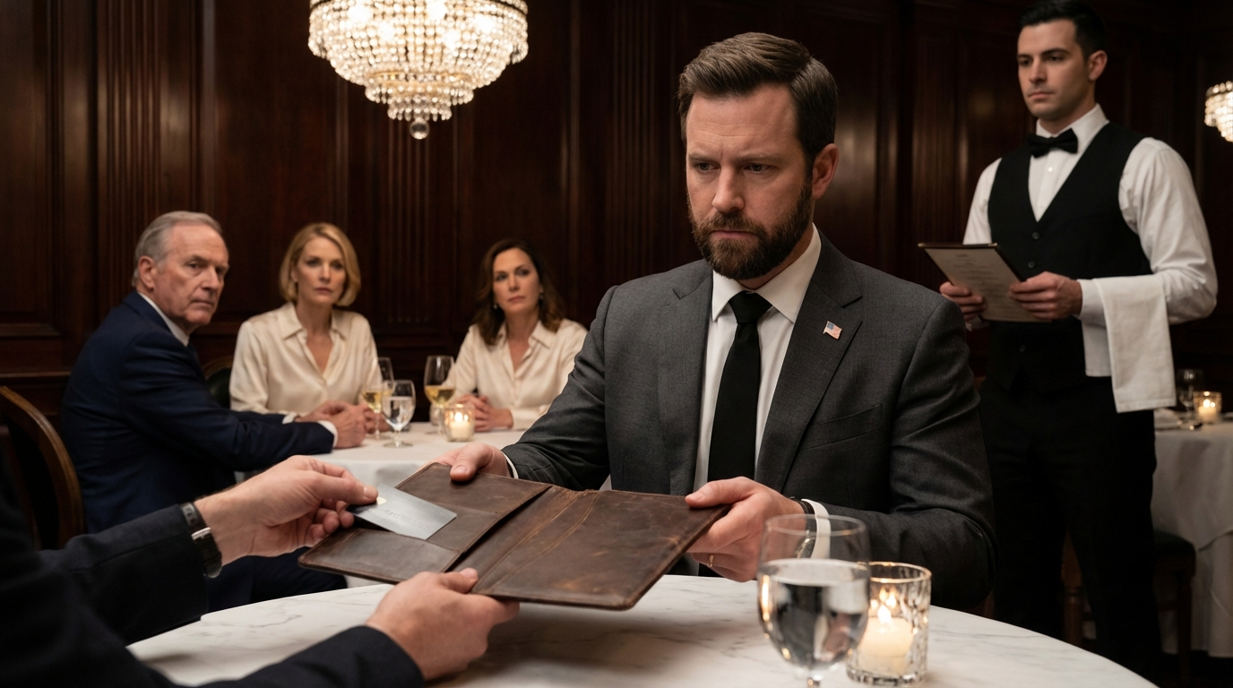 Al ristorante, mio ​​fratello fece tintinnare il bicchiere e disse: “Alla famiglia, tutti tranne Liam. È adottato”. Tutti risero. Poi il cameriere mi mise davanti la cartellina nera: 3.270 dollari per l’intero tavolo. La tirai indietro e dissi: “Mettila sotto il nome di mio fratello, è lui che ha prenotato”. Il suo sorriso svanì… e poi il direttore si avvicinò.