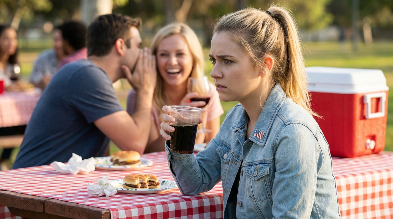 Durante un picnic di famiglia in un parco di periferia, mia sorella batté il suo bicchiere di vino: “Un brindisi a quella che si presenta sempre: al verde, disperata, che cerca ancora di dimostrare il suo valore!” I miei genitori risero così forte che si strozzarono. Sollevai il mio bicchiere di plastica di bibita, risposi con una frase che gelò l’intera tavolata, persino gli uccelli tacquero. Non discussi, sorrisi e me ne andai… e quella sera premetti un pulsante su un’app: la mattina dopo, tutta la mia famiglia iniziò a chiamare senza sosta.