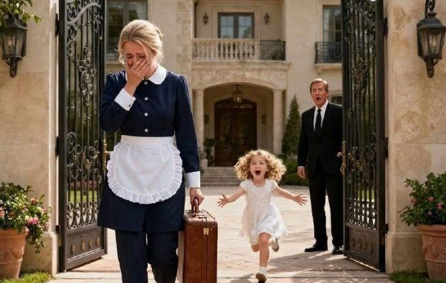 Essendo stata licenziata ingiustamente, la tata disse addio alla figlia del milionario… e sentì: «Papà, lei è la mia famiglia»