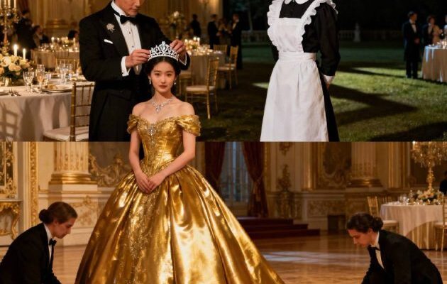 È STATA INVITATA A UN RADUNO DI CLASSE PER ESSERE UMILIATA, COSÌ È ARRIVATA INDOSSANDO L’UNIFORME DA CAMERIERA — MA TUTTO SI È FERMATO QUANDO UN ELICOTTERO È ATTERRATO PER PRENDERE LA “REGINA.”