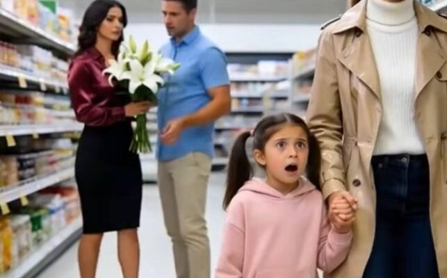 Al supermercato, mia figlia si bloccò: “Mamma… quella donna con papà… non è quella della mia scuola?” Li seguii e scoprii una verità che non avrei mai dovuto vedere.