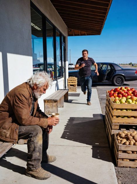 Ho quasi settant’anni, con una pensione di 10.000 dollari al mese… eppure dovevo ancora elemosinare davanti a un supermercato—fino a quando mio figlio non ha visto i lividi sul mio viso e mi ha trascinato a casa per affrontare mio genero.