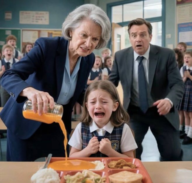 Un padre miliardario entrò nella mensa—e sorprese un’insegnante a fare l’impensabile alla sua piccola