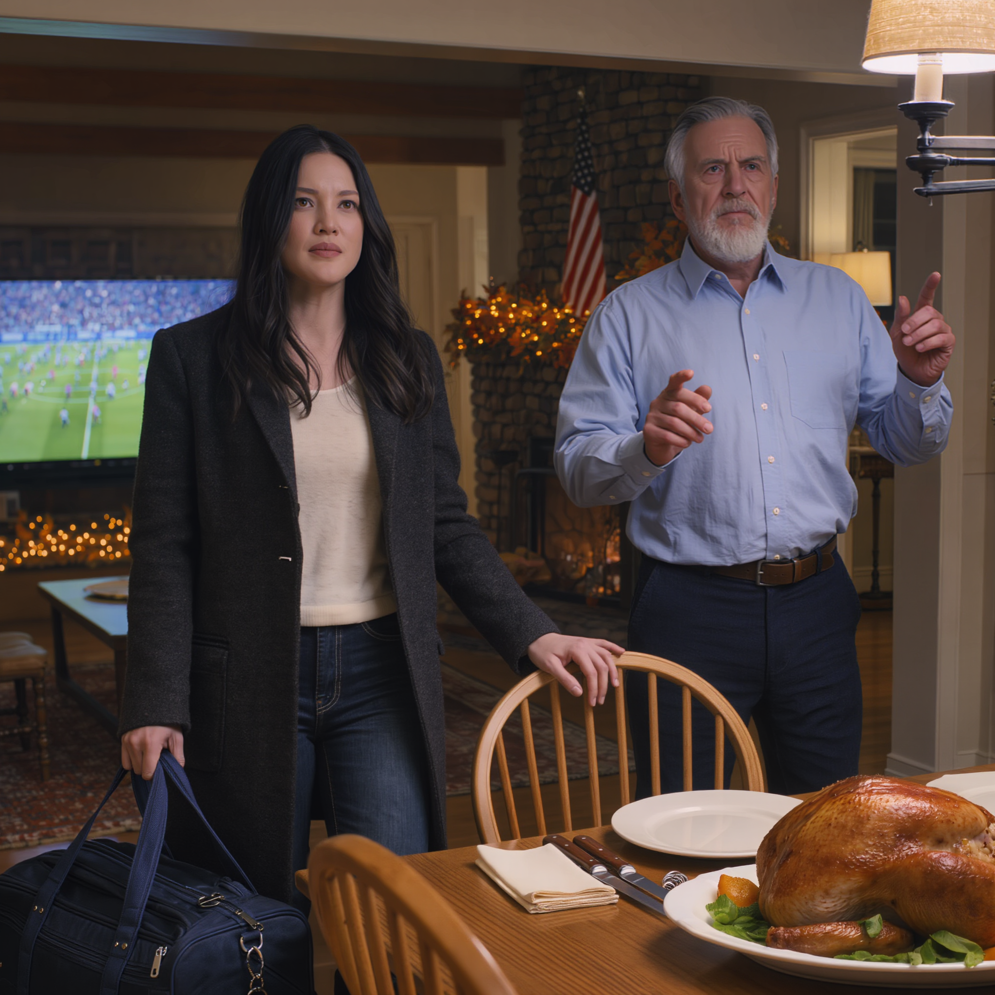 Alla cena del Ringraziamento, mio ​​padre mi diede dello scroccone e mi disse che potevo restare solo il tempo necessario a coprire le “spese di novembre”. Feci le valigie senza fare storie. Prima dell’alba, feci qualche telefonata e cancellai silenziosamente il mio nome da tutto ciò che avevo in mano. La mattina dopo, si presentò alla mia porta urlando come se avesse visto un fantasma.