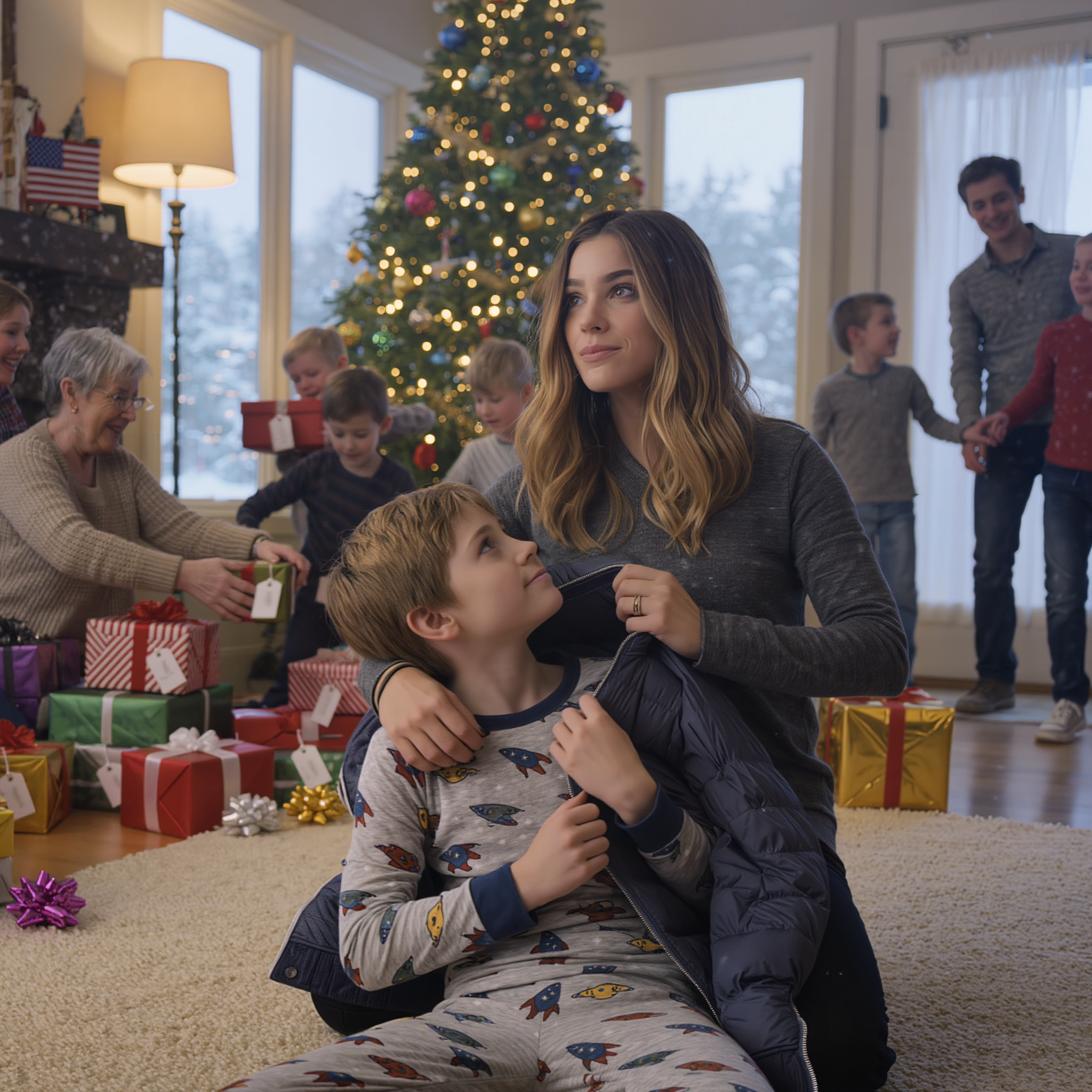 Ho portato a casa mio figlio di 7 anni per la festa di Natale in famiglia. I figli di mia sorella maggiore hanno scartato 36 regali, mentre mia madre si è “dimenticata” di darne almeno uno a mio figlio. Non ho detto una parola, gli ho solo preso la mano e l’ho portato fuori in silenzio. Sono tornata a casa e ho letto ogni pagina di quello che aveva preparato per “il futuro”, e verso sera lo schermo del mio telefono continuava a illuminarsi con 180 chiamate perse.