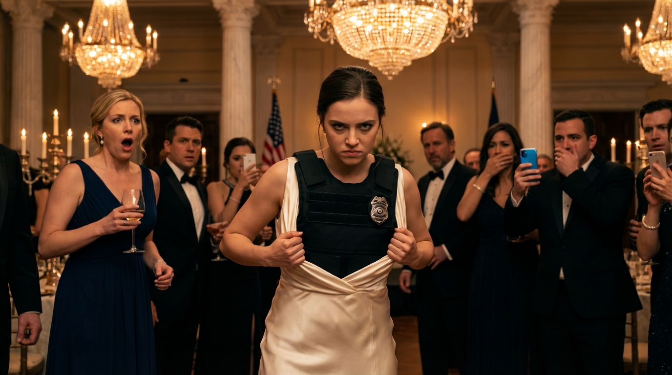 Gettò del vino rosso sulla sposa davanti a tutti, e poi la sposa cambiò tutto.