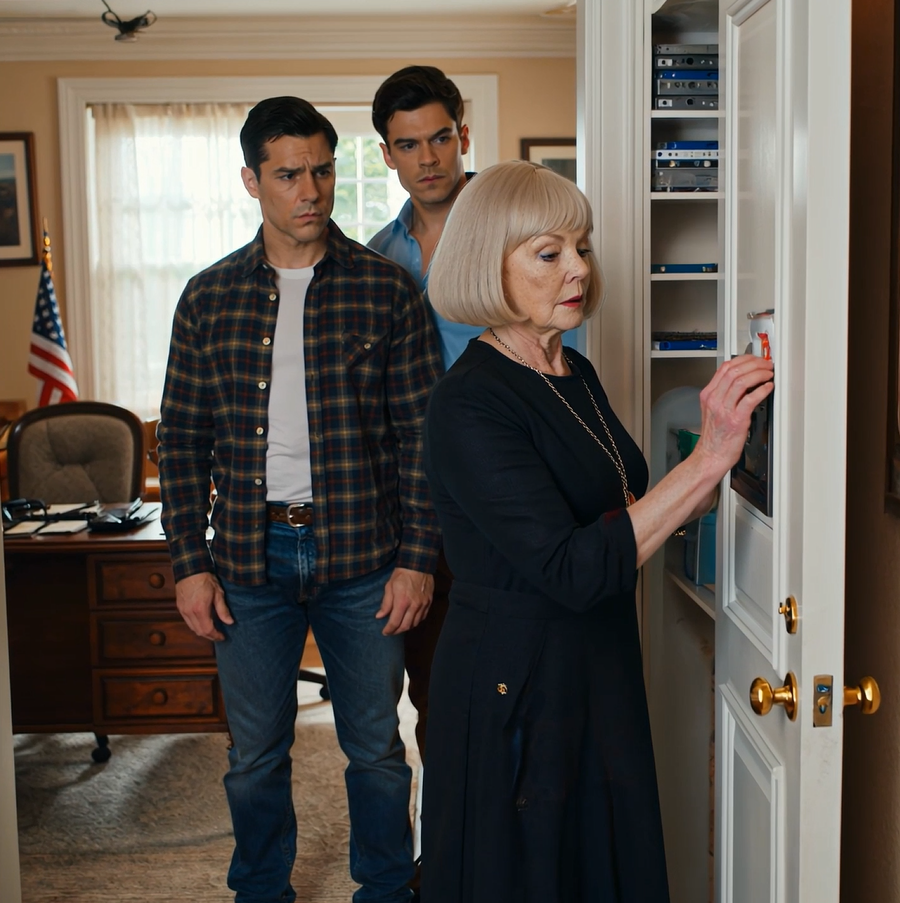 La domenica in cui la squadra di ristrutturazione aprì la parete dell’ufficio del mio defunto marito, trovai una stanza nascosta piena di nomi e nastri. Prima che calasse la notte, un poliziotto federale era alla mia porta e mi chiedeva cosa avesse realmente nascosto Thomas.