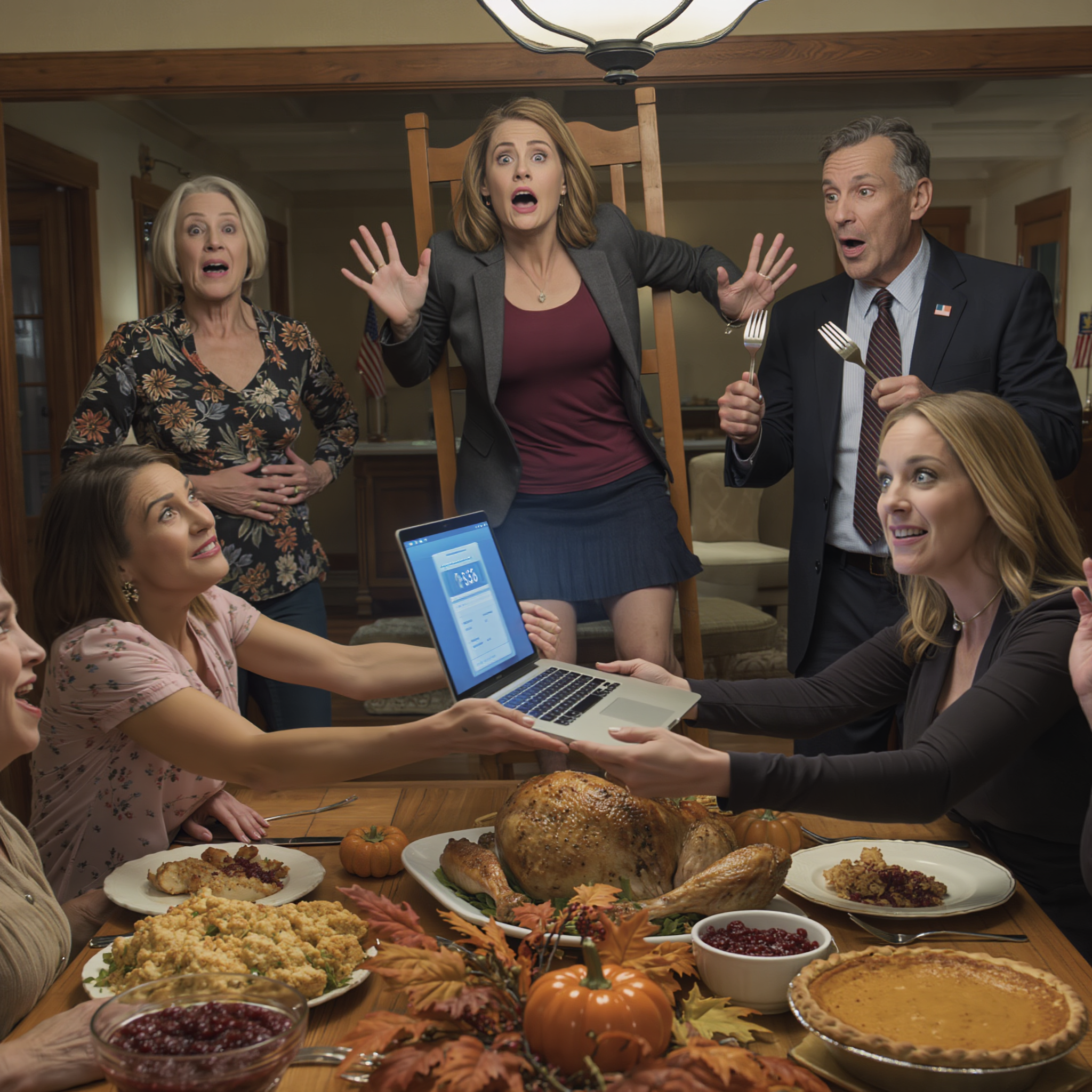 I miei genitori hanno passato tutta la vita a trattarmi come un pezzo di ricambio… poi mia sorella ha rubato il mio portatile il giorno del Ringraziamento per “smascherarmi” e un numero ha congelato l’intero tavolo