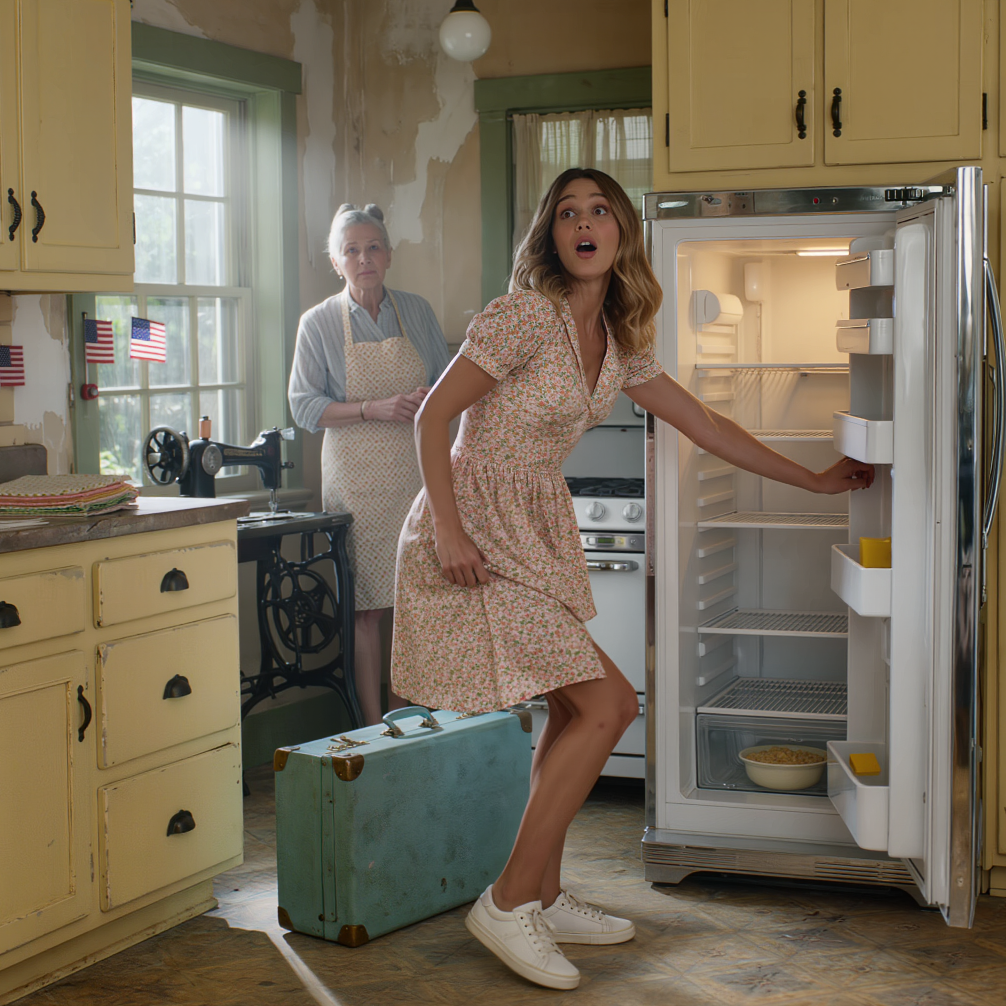 “Mia figlia ha afferrato la mia tessera di previdenza sociale e ha sospirato: ‘Fai bollire la grana, mamma, aggiungi più acqua. È disintossicante.’… È volata a Miami con il mio assegno… e quando è tornata e ha aperto il frigorifero, ha urlato: ‘COS’È QUESTO?!'”