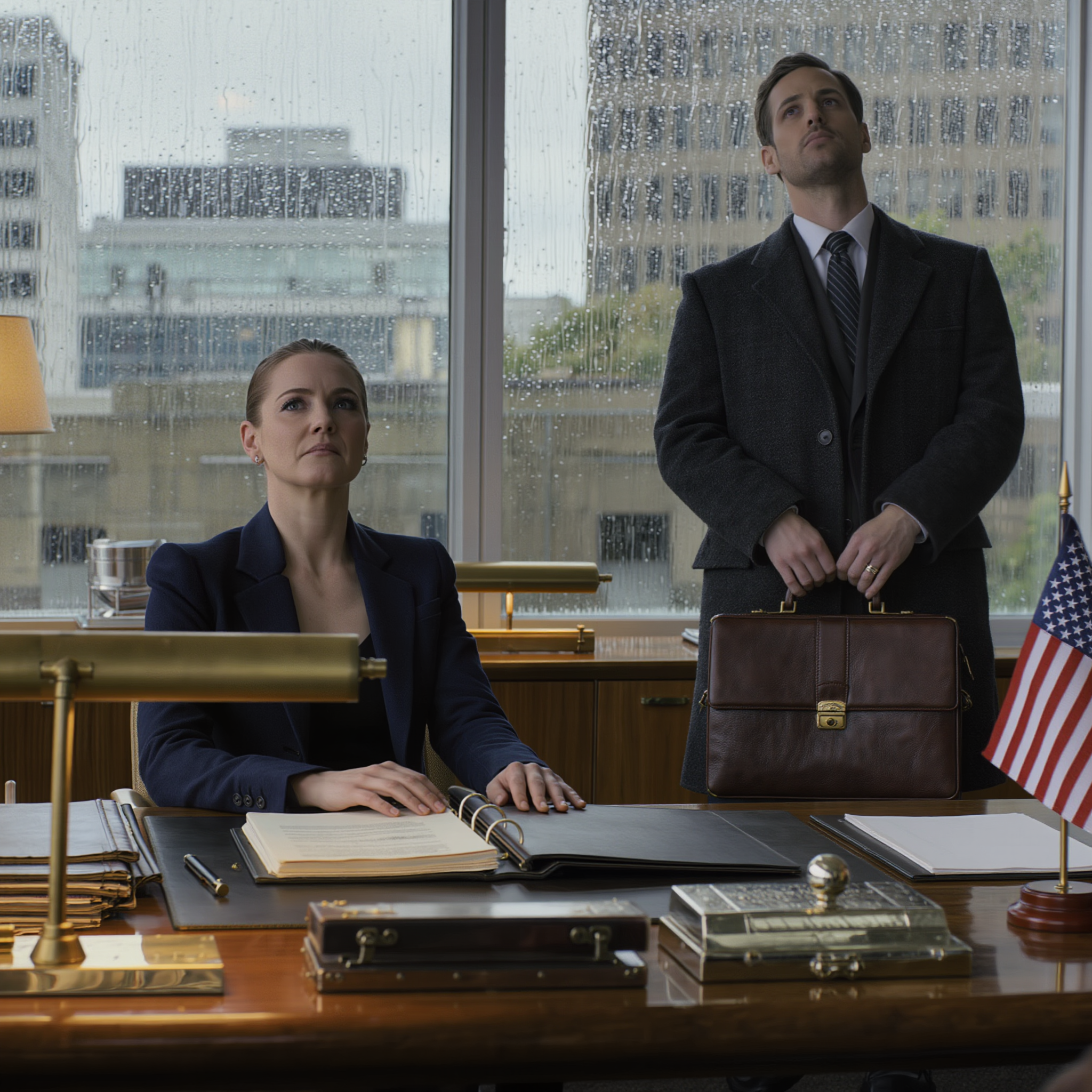 Un soldato torna dal servizio militare e scopre che la sua piccola figlia si prende cura del fratellino da sola. Il loro fedele cane è diventato il loro protettore, mentre la matrigna è scomparsa molto tempo fa insieme al suo amante