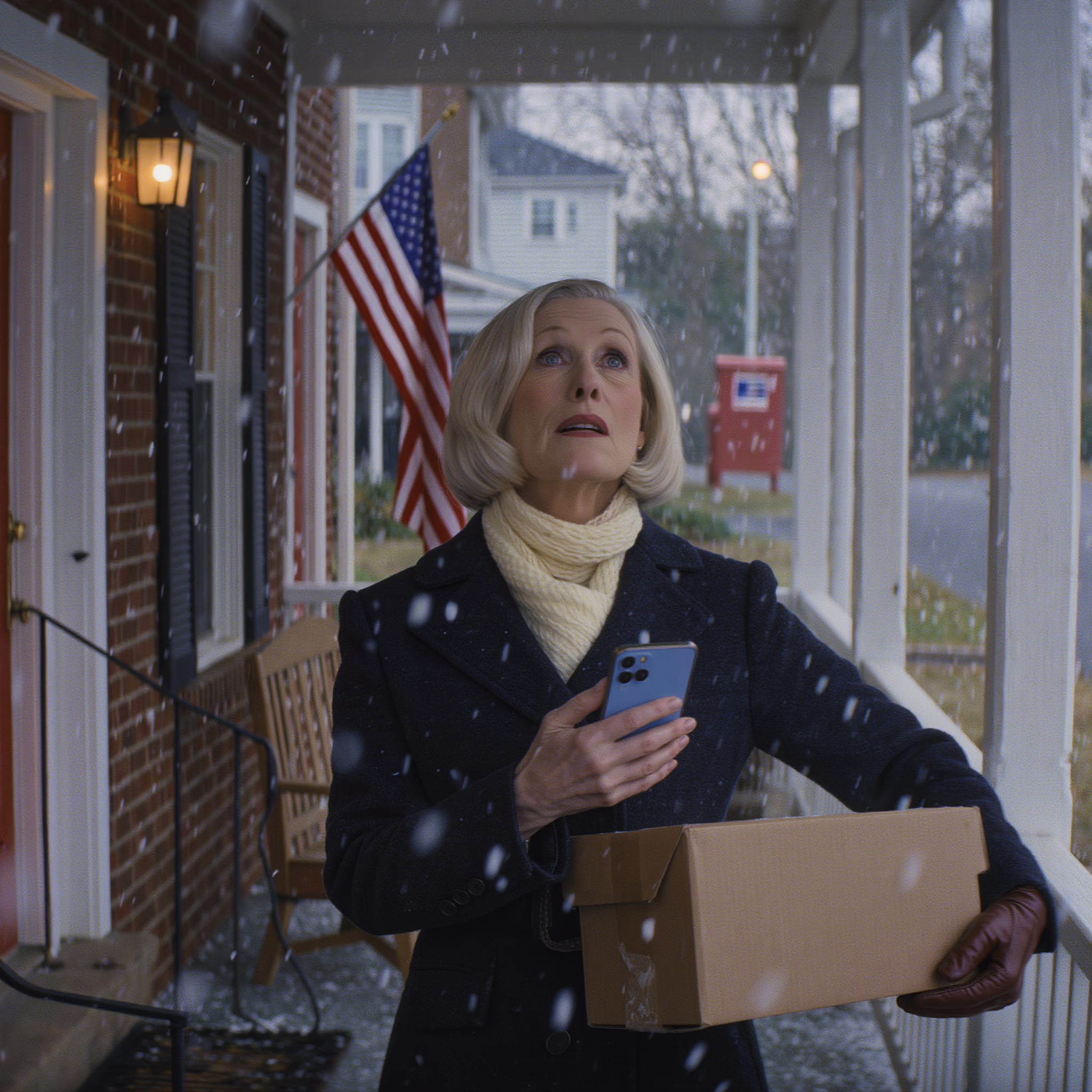“Mia nuora mi ha detto: ‘Non sei adatta, salta il Natale’. Ho sorriso, sono tornata a casa e ho tagliato tranquillamente i soldi del mutuo che avevo inviato per anni. Nel giro di una settimana, il mio telefono ha squillato: ‘Controlla il tuo portico’. Sul mio zerbino c’era una semplice scatola marrone, etichettata con la grafia del suocero di mio figlio, e i documenti all’interno ci hanno costretto ad affrontare ciò che stava realmente accadendo dietro la loro casa perfetta.”