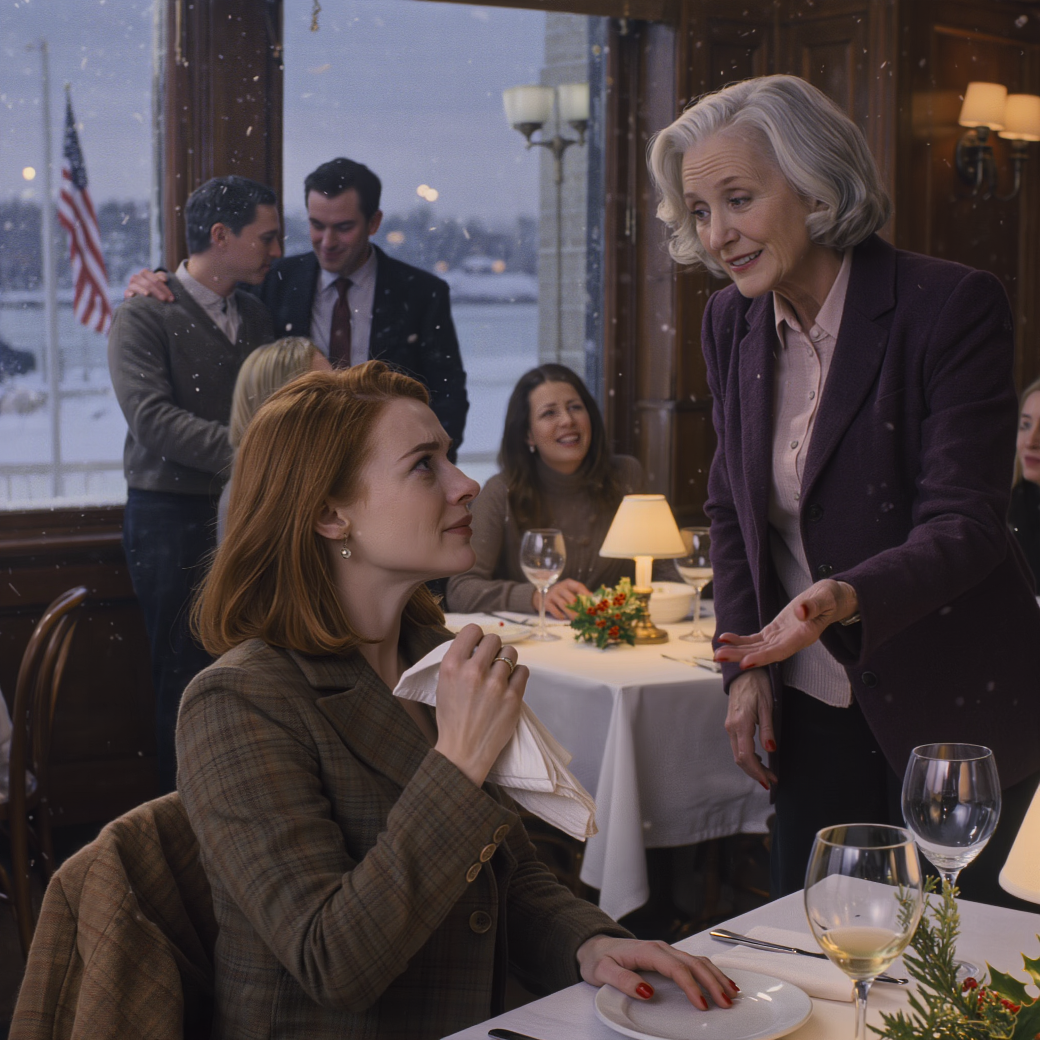 Tre giorni prima del Ringraziamento, mia madre mi ha chiamato e ha detto: “Non tornare a casa: Victoria non vuole drammi”. Ho trascorso le vacanze da solo a Boston, pensando che quella fosse la fine della mia storia familiare. Poi uno sconosciuto al tavolo accanto mi ha chiesto gentilmente se volevo unirmi a loro. Un posto trasformato in cene domenicali, un nuovo cognome e un giorno di nozze in cui la sala ha applaudito i genitori che mi hanno scelto.