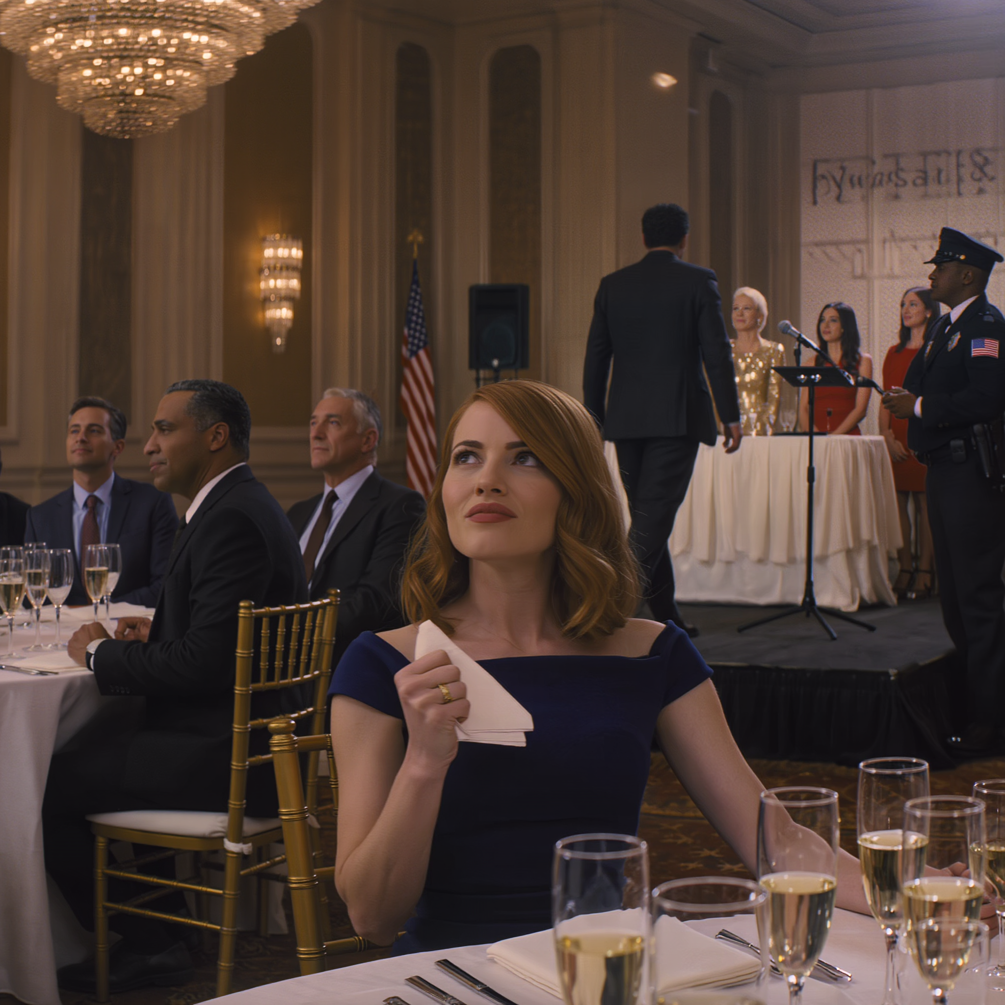 Al gala di pensionamento di mio padre, sono stato espulso dal tavolo VIP, perché sono “solo” un insegnante di scuola elementare. Poi la figlia, avvocato della mia matrigna, si è seduta al mio posto e ha assunto il ruolo nel consiglio che mi era stato promesso per un fondo per l’istruzione di 5 milioni di dollari. Ho cercato di mantenere la calma… finché il mio tranquillo marito non si è avvicinato al microfono, ha fatto una semplice domanda sullo sponsor e l’intera sala da ballo è diventata silenziosa.