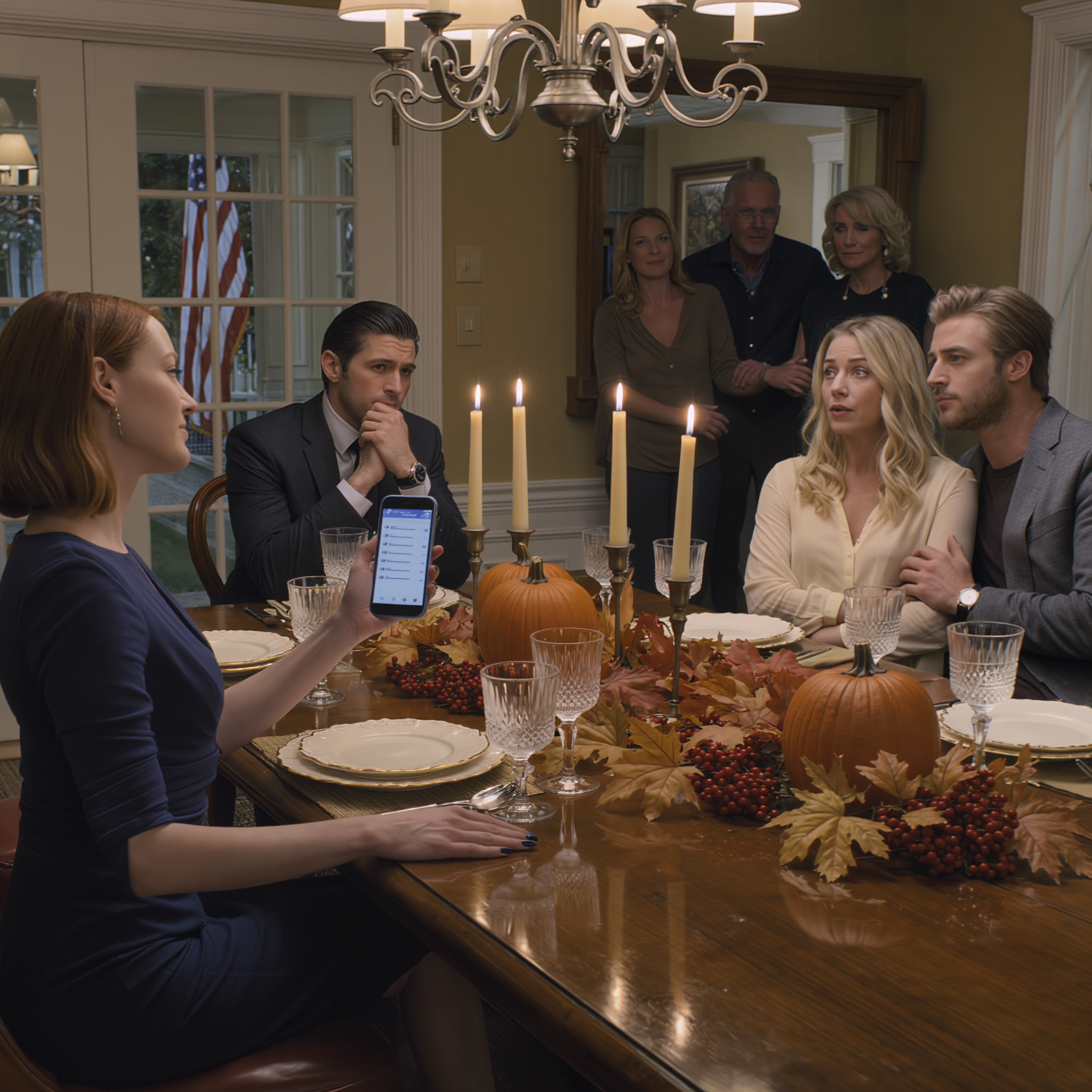 Durante una cena domenicale in un ricco sobborgo della Pennsylvania, il nuovo ragazzo di mia sorella sorrise: “Quindi sei ancora nelle risorse umane?” Tutti risero e mio marito mi strinse la mano e sussurrò: “Non fare una scenata”. Sono rimasto in silenzio… finché non ha iniziato a vantarsi di “aver guidato” un’importante acquisizione e ha lasciato cadere con nonchalance il nome dell’azienda che avevo segretamente costruito per cinque anni. Ho tirato fuori il telefono, ho posto una domanda tranquilla e l’intero tavolo è diventato silenzioso.