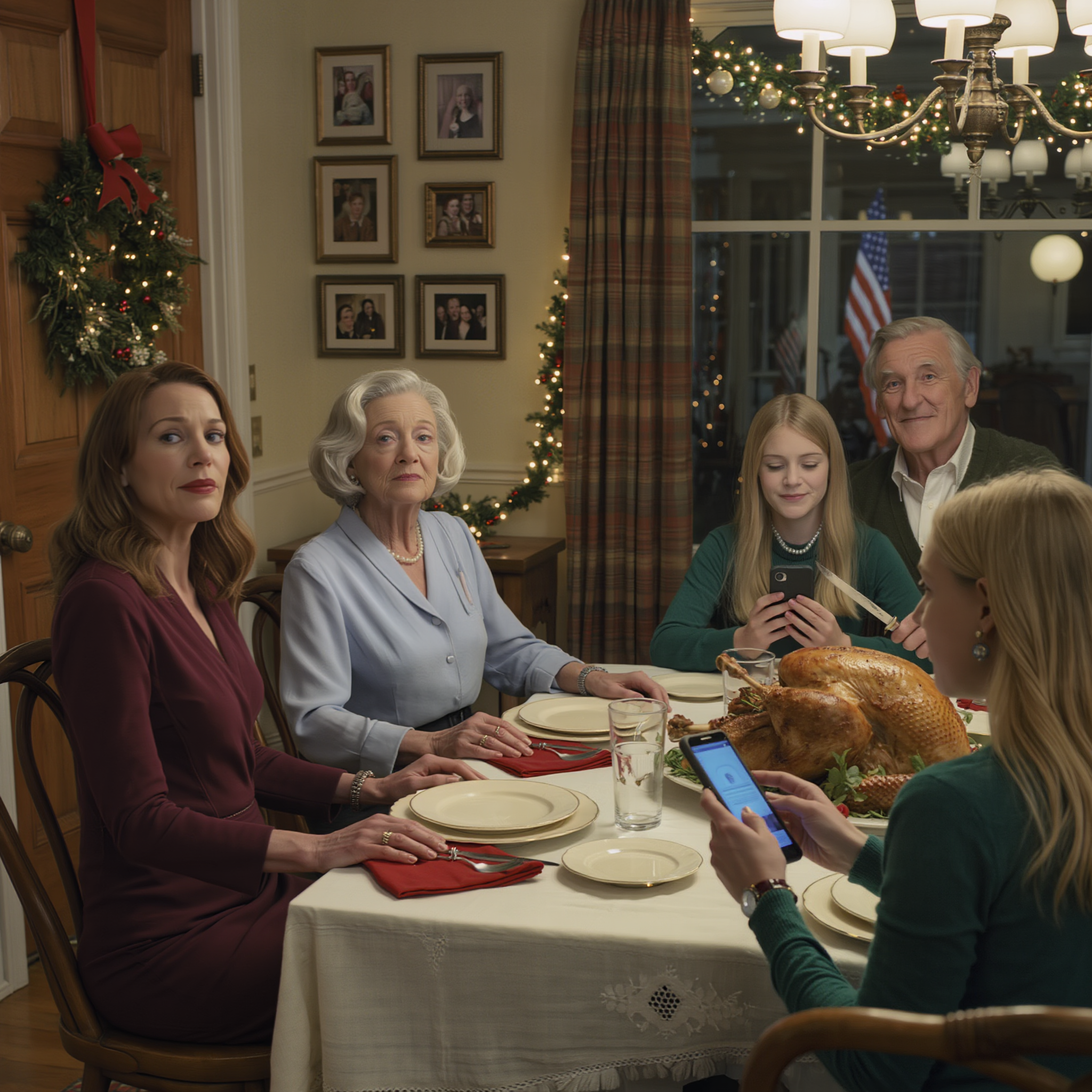 Cena di Natale. Mio padre mi guardò negli occhi, sorrise e disse: “So che hai pagato il mutuo di 720.000 dollari per salvare questa casa… ma lo daremo a Emily come regalo di laurea.” Ho preso freddo. Poi ha aggiunto, come se niente fosse, “Ed Emily non ti vuole alla sua festa.” Mi sono rivolto a zia Martha e ho chiesto —abbastanza forte perché tutti potessero sentire—“ Vuoi dire loro cosa ha lasciato la mamma… o dovrei?”