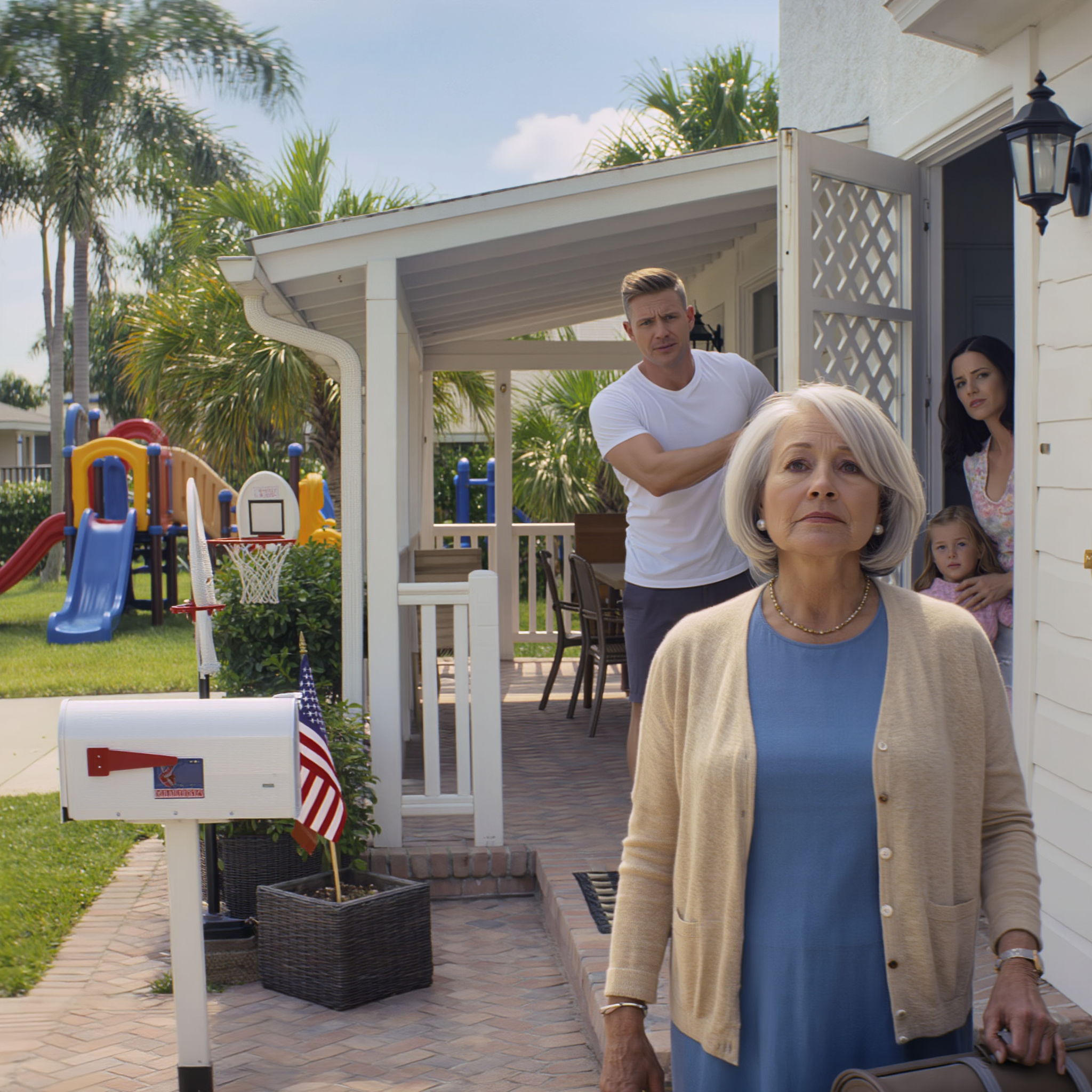 Sono volato in Florida per vedere mio figlio senza preavviso —e nel momento in cui ho suonato il campanello, i bambini’ la risata è morta. Marcus aprì la porta, con gli occhi freddi: “Chi ti ha invitato?” Poi me l’ha chiuso in faccia… Al mattino, il mio telefono mostrava 72 chiamate perse e ho capito la verità: non chiamavano perché gli importava— chiamavano perché erano terrorizzati che avessi scoperto qualcosa.