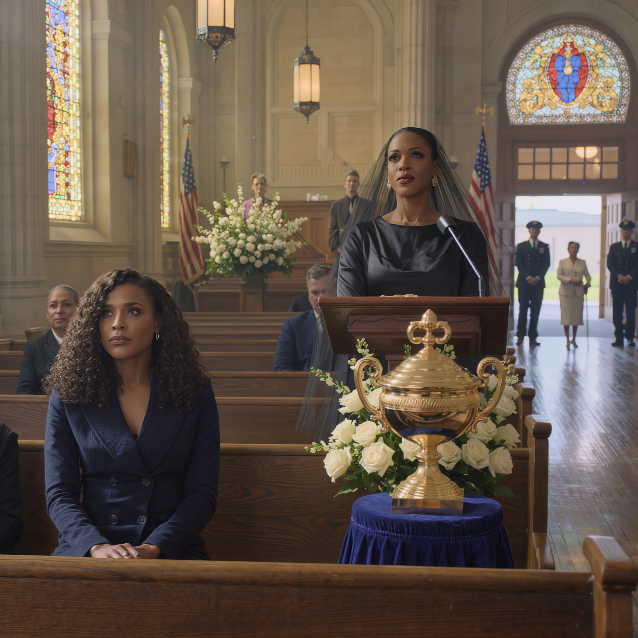 “Mia sorella singhiozzava: ‘La mamma è morta ieri sera, non tornare, non avrai niente’, così sono rimasta in silenzio… perché la mamma stava sorseggiando il tè accanto a me. Venerdì aveva organizzato un “addio” in chiesa, pubblicato una raccolta fondi e cercato di chiudermi fuori con una firma. Sono un contabile forense. Non discuto: traccio. E quando le porte del santuario si aprirono, la verità entrò vestita di bianco.”