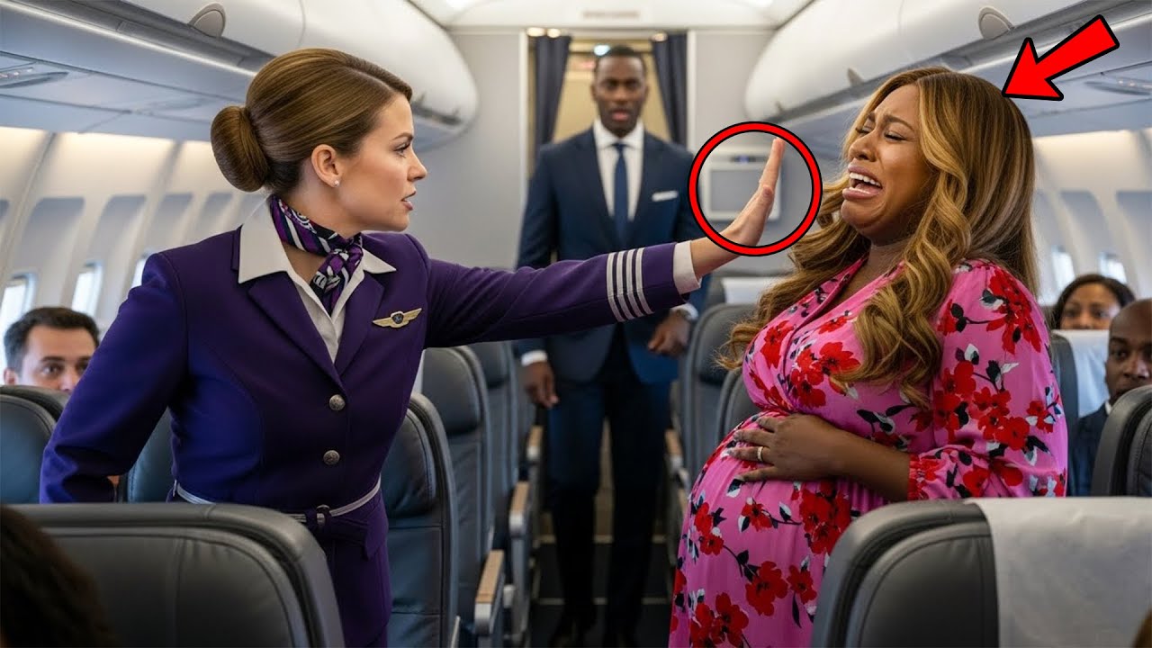 Assistente di volo schiaffeggia una donna nera incinta, senza sapere che suo marito possiede la compagnia aerea!