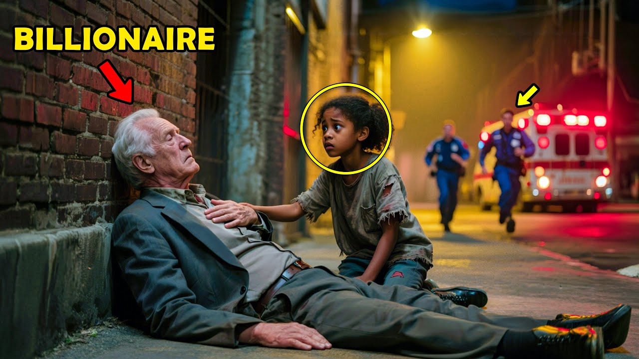 Ragazza nera senza tetto salva vecchio morente, ignaro che è un miliardario che le cambierà la vita