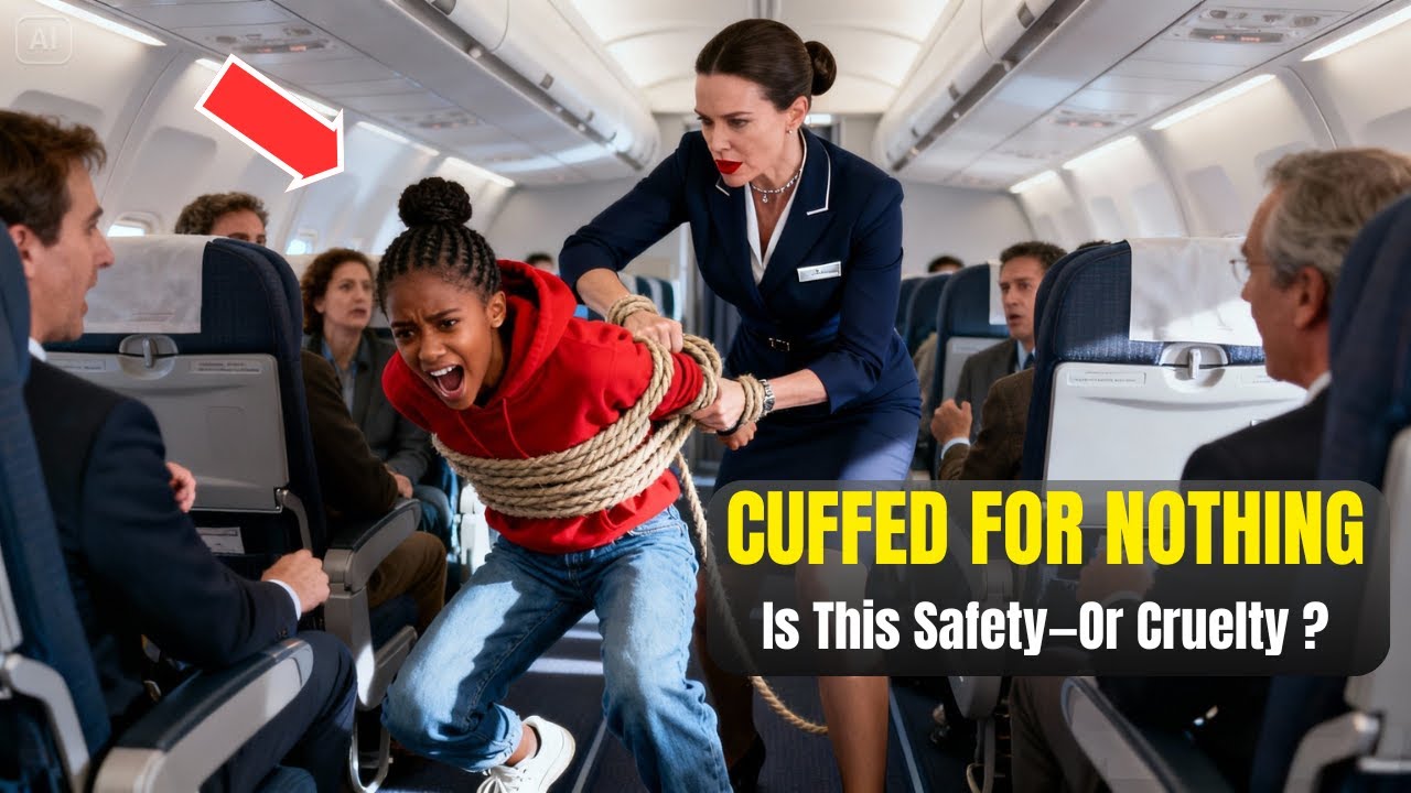 Adolescente nera ammanettata fino a svenire — la squadra si blocca quando arriva il padre CEO