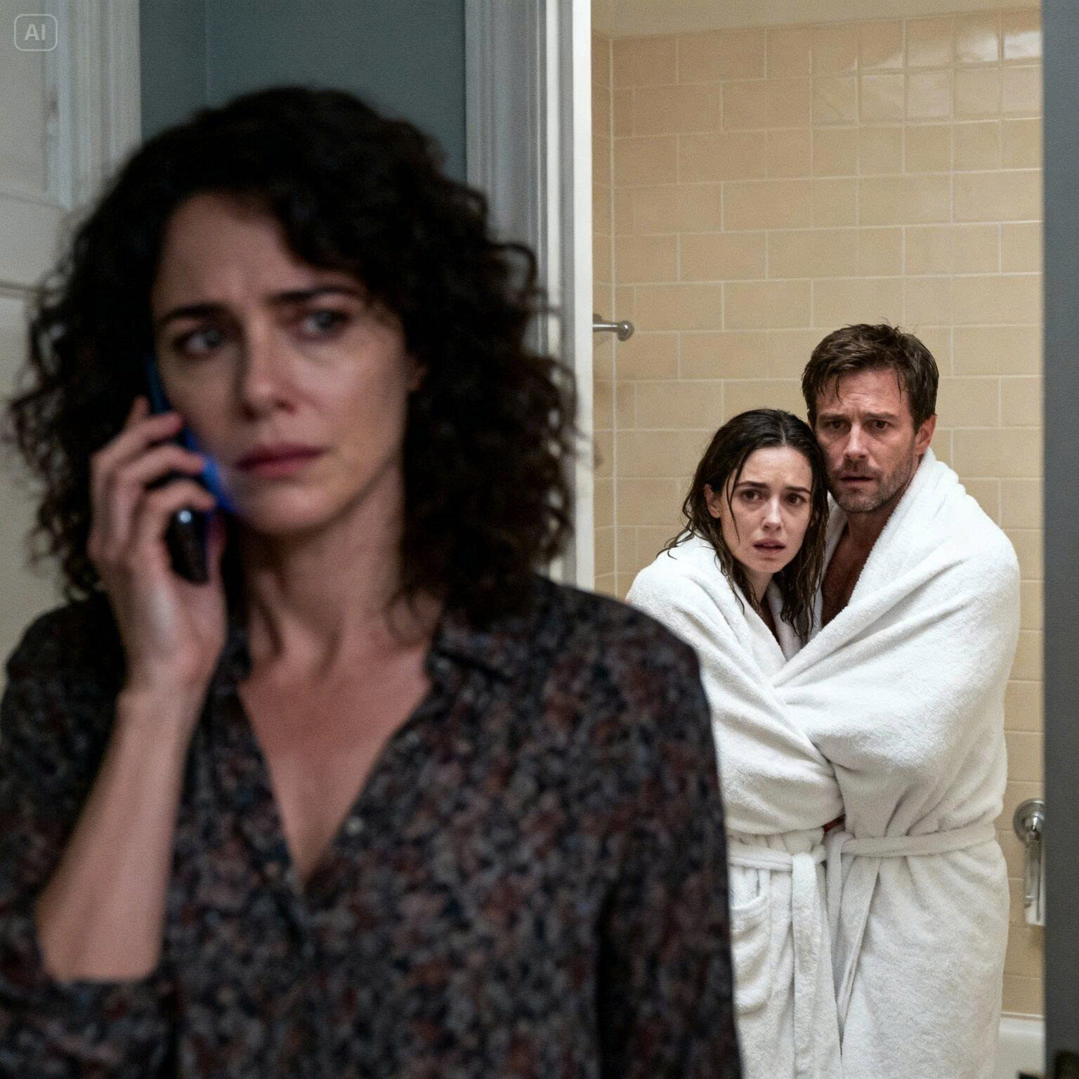 “Ho beccato mio marito e la vicina che avevano una relazione in bagno. Non ho fatto scenate. Ho semplicemente chiuso la porta a chiave, chiuso l’acqua e chiamato il marito perché ‘riparasse l’impianto idraulico’.”