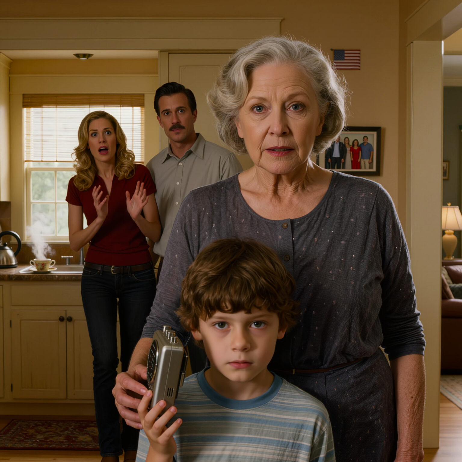 Mio figlio e sua moglie sono andati in crociera, lasciandomi a fare da babysitter al mio nipotino di 8 anni, che non parlava da quando era nato. Non appena la porta si è chiusa, ha smesso di dondolarsi, mi ha guardato negli occhi e mi ha sussurrato con voce chiara: “Nonna, non bere il tè che la mamma ti ha lasciato… ha in serbo qualcosa”. Mi sono bloccata…