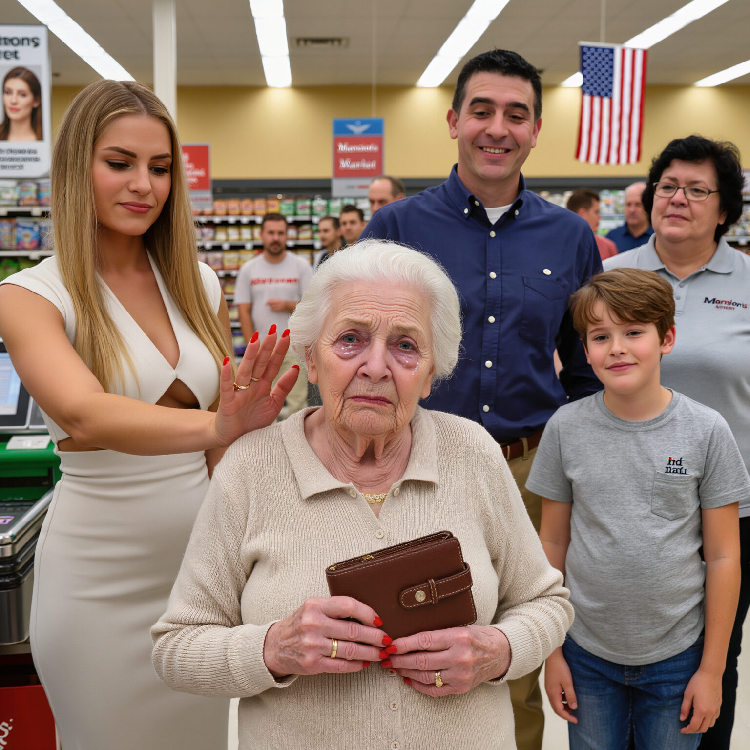Al supermercato, mia nuora disse al commesso: “Quella vecchia è la domestica, non parlarle!”. Mio figlio e mio nipote scoppiarono a ridere. Non avevano idea che fossi il proprietario del negozio. Lo stesso giorno, annullai l’eredità. 50 milioni di dollari? Dopo, feci un viaggio in Italia da sola.