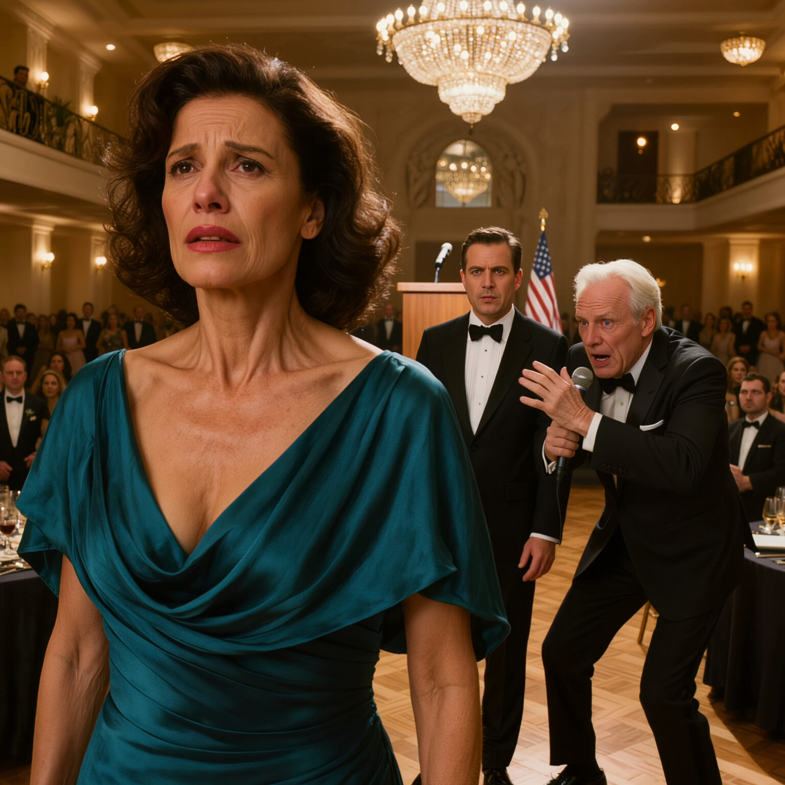 Mio marito prese il microfono alla festa del nostro 25° anniversario. Tutta la famiglia guardava, e le candeline sulla torta tremolavano dolcemente. “Siamo onesti”, rise, “Io ho guadagnato i soldi; lei ha solo cambiato i pannolini. È fortunata che io sia rimasto”. Il proprietario dell’hotel, un miliardario che aveva assistito in silenzio, salì sul palco. Prese con calma il microfono a mio marito e disse: “Non è fortunata. È lei che se l’è cavata. Ho aspettato 25 anni che tu scivolassi così”.