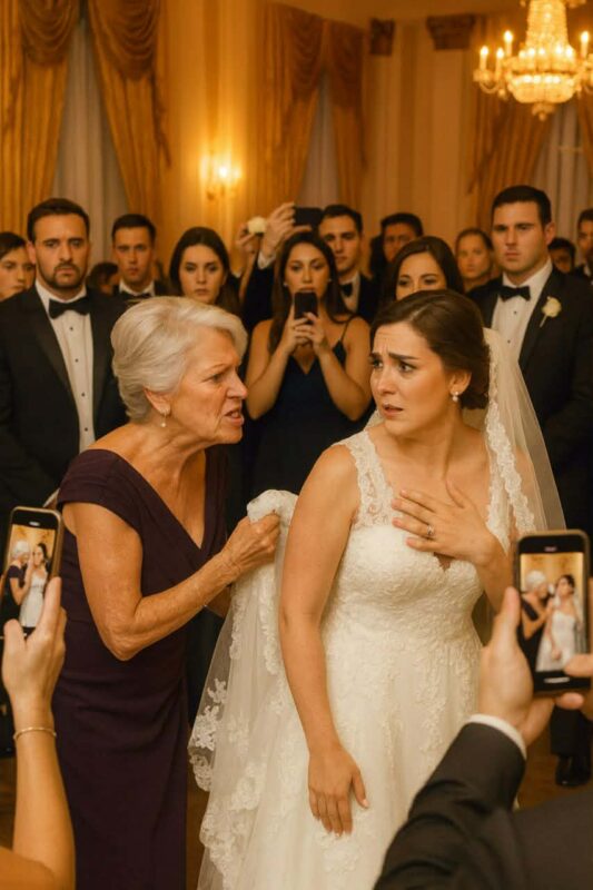 Alla festa del nostro secondo anniversario di matrimonio, mia suocera si è alzata all’improvviso e mi ha accusato di averle rubato i gioielli. Quando ho negato, lei e mia cognata si sono avventate su di me, gridando davanti a tutti gli invitati: “Perquisiscila! È lei la ladra!”. Mi hanno strappato il vestito a brandelli sotto gli occhi sgomenti delle duecento persone presenti. Umiliata e cacciata fuori dalla stanza, ho fatto una sola telefonata, una chiamata che ha cambiato tutto.