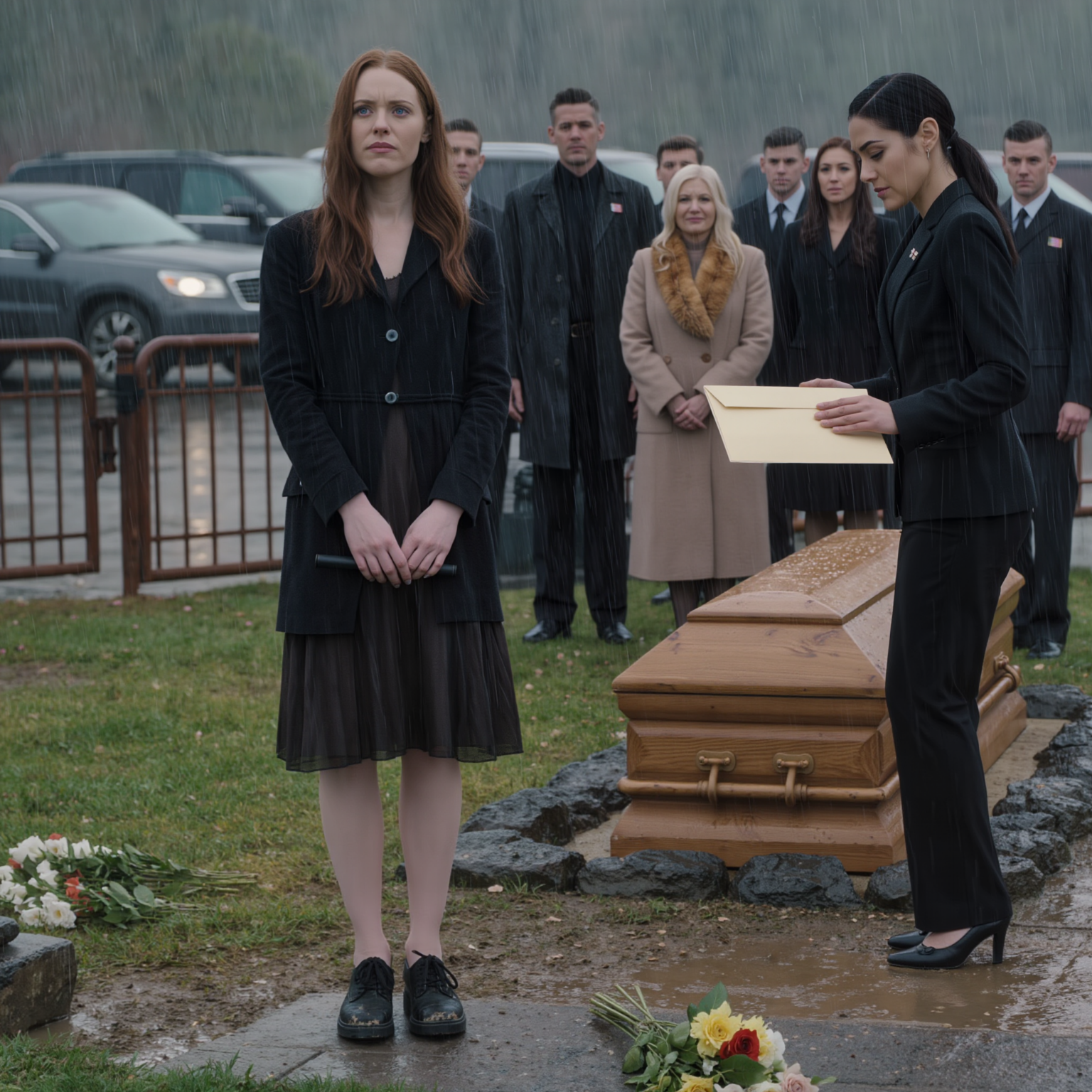Meu marido murmurou certa vez, no funeral do meu pai, que eu era “irrelevante”. Eu não discuti. Não chorei. Simplesmente sorri. Ele não fazia ideia do verdadeiro legado que meu pai havia deixado.