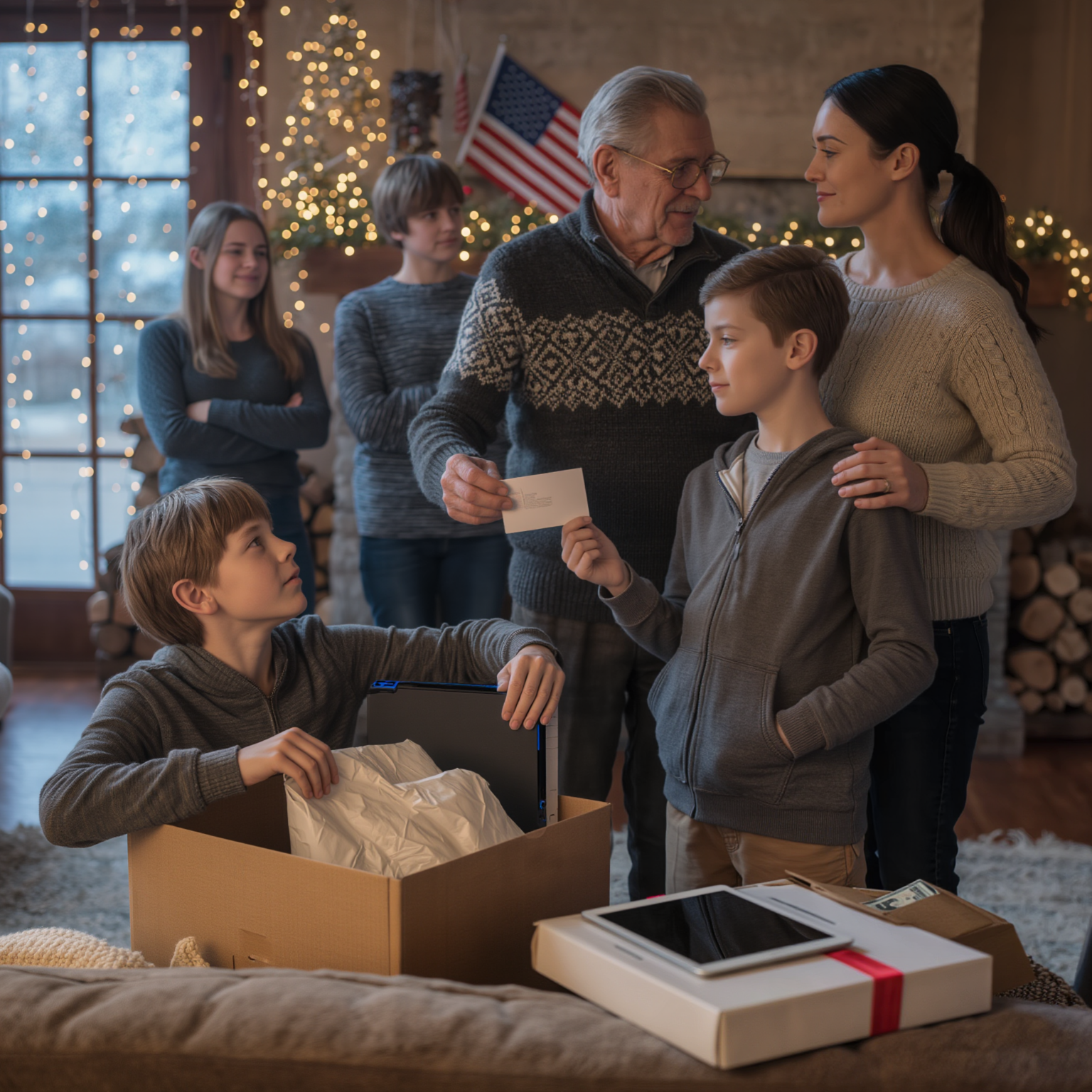 Meus pais deram ao meu filho um cartão-presente de 10 dólares, enquanto meu sobrinho ganhou um PS5, um iPad novinho em folha e 500 dólares em dinheiro. “Ele é um aluno melhor”, meu pai deu de ombros. Meu filho era um aluno excelente em tudo, meu sobrinho era um aluno ruim. Não discuti. Simplesmente parei de organizar as refeições. Um ano depois, eles perceberam que todos os feriados, férias de verão e jantares de domingo estavam acontecendo na minha casa… e na minha carteira. O pânico deles estava apenas começando.