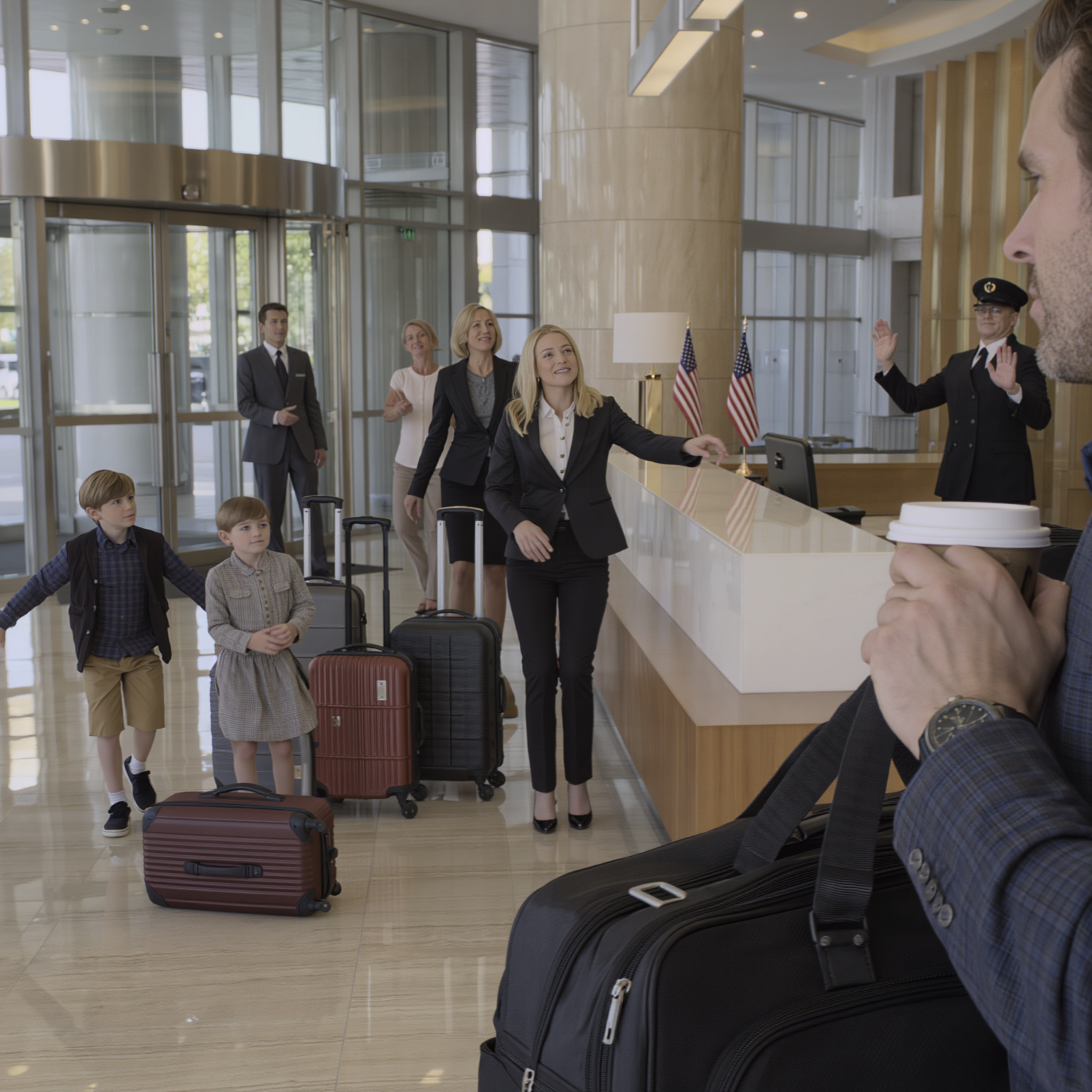 Alle 23:02, mia sorella mi ha scritto: “Casa tua è più vicina all’aeroporto, lascerò i miei 4 figli per due settimane, io e mio marito andremo a Bora Bora!”… Ho risposto: “Non sono a casa”. Lei ha ribattuto: “La mamma ha la tua chiave di riserva, aprirà lei”…. Ho solo sorriso, ho fatto una chiamata e la mattina dopo, 6 valigie si sono bloccate nel silenzio più assoluto nella hall…