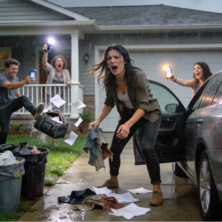 Quando sono tornato a casa, mia madre ha buttato tutti i miei averi nella spazzatura. Lei e i miei fratelli stavano trasmettendo in diretta streaming mentre lei urlava: “Hai 28 anni e vivi nel mio seminterrato come un parassita. Vattene subito!”. Mio fratello ha preso a calci una delle mie borse e ha riso: “Finalmente! Il perdente di famiglia se n’è andato!”. Non ho detto nulla. E…