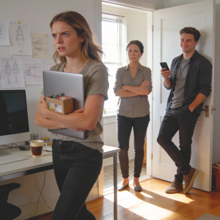 Mia madre mi spinse fuori dal mio ufficio per darlo a mio fratello. “Puoi lavorare in cantina”, disse con un sorrisetto. Io annuii: “Va bene”. Me ne andai in silenzio. La mattina dopo…