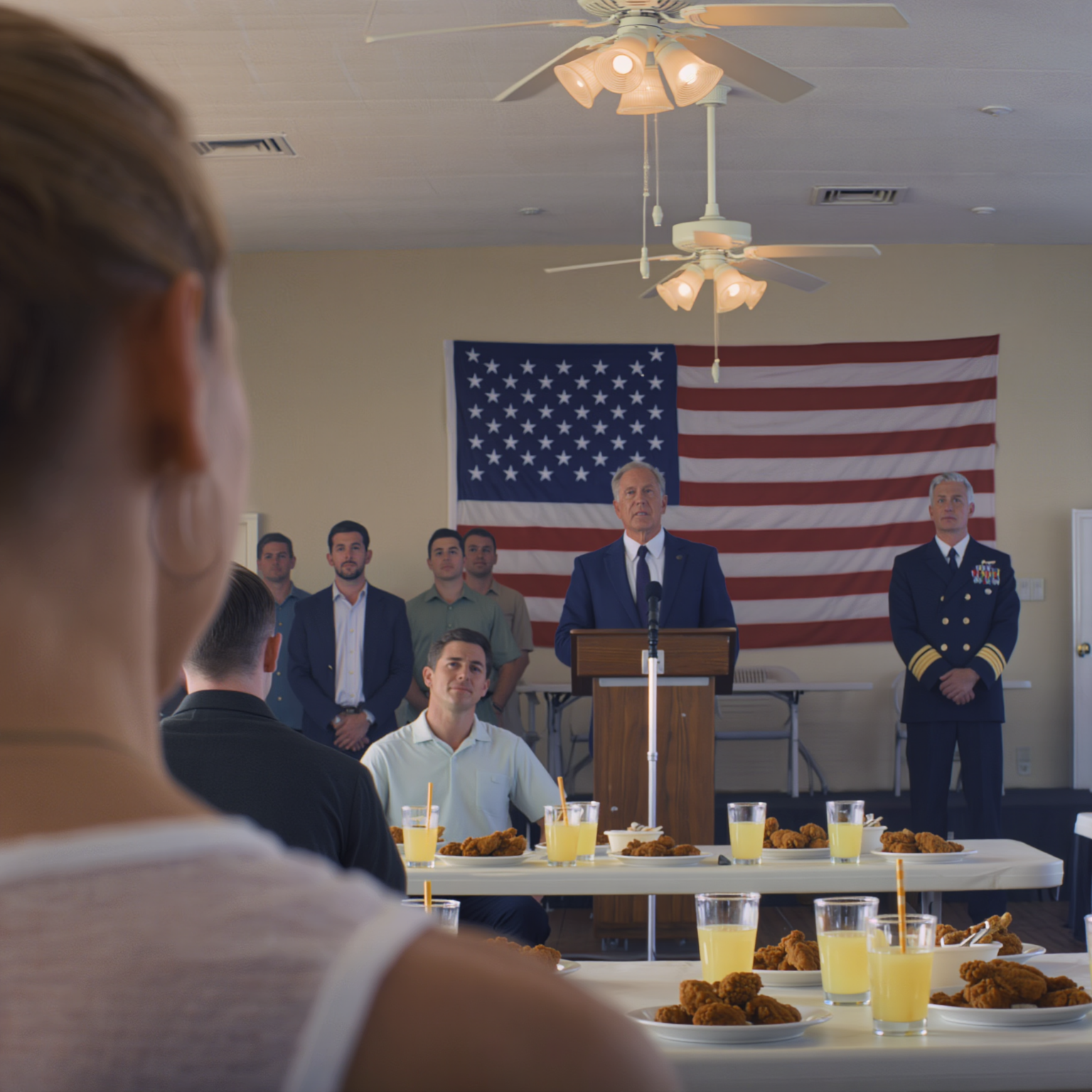 Mio padre salì sul palco della sala navale e disse di fronte ai vicini e ai veterani: “Tutto quello che ha fatto è stato deludermi”. Appoggiò un braccio sopra un uomo in uniforme e lo chiamò “il figlio che avrei dovuto avere”, lasciandomi in silenzio. Ma quando l’uomo mi guardò, il suo viso cambiò, la sua mano tremò e sussurrò: “Sei la Vedova Nera dei SEAL?”